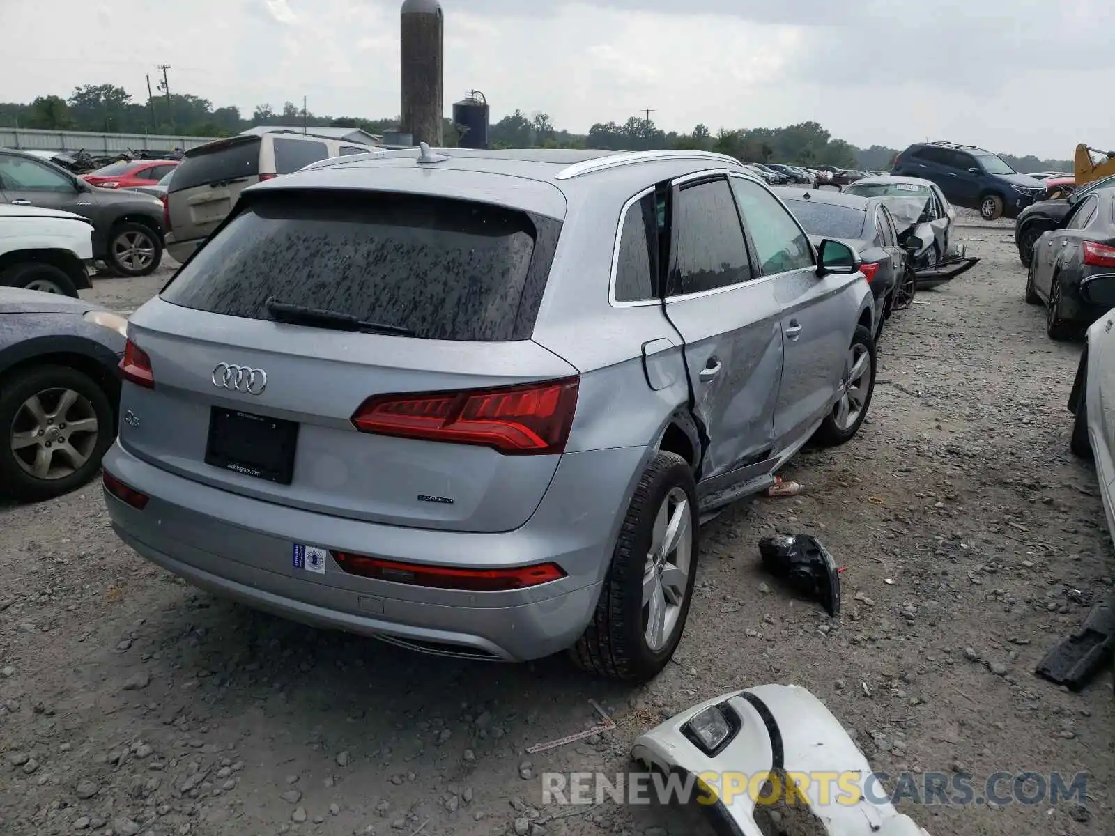 4 Фотография поврежденного автомобиля WA1BNAFY4K2090302 AUDI Q5 2019