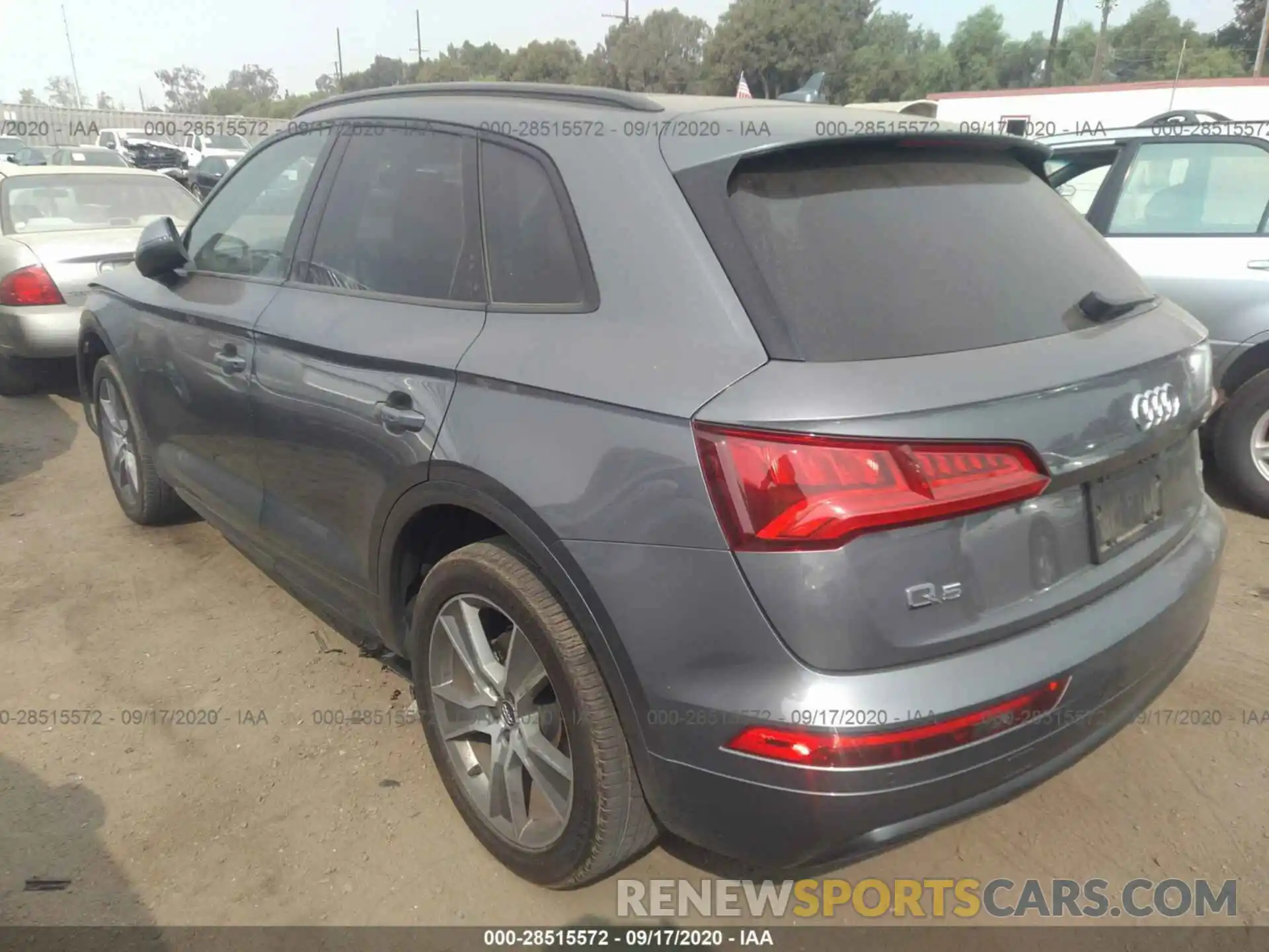 3 Фотография поврежденного автомобиля WA1BNAFY4K2095743 AUDI Q5 2019