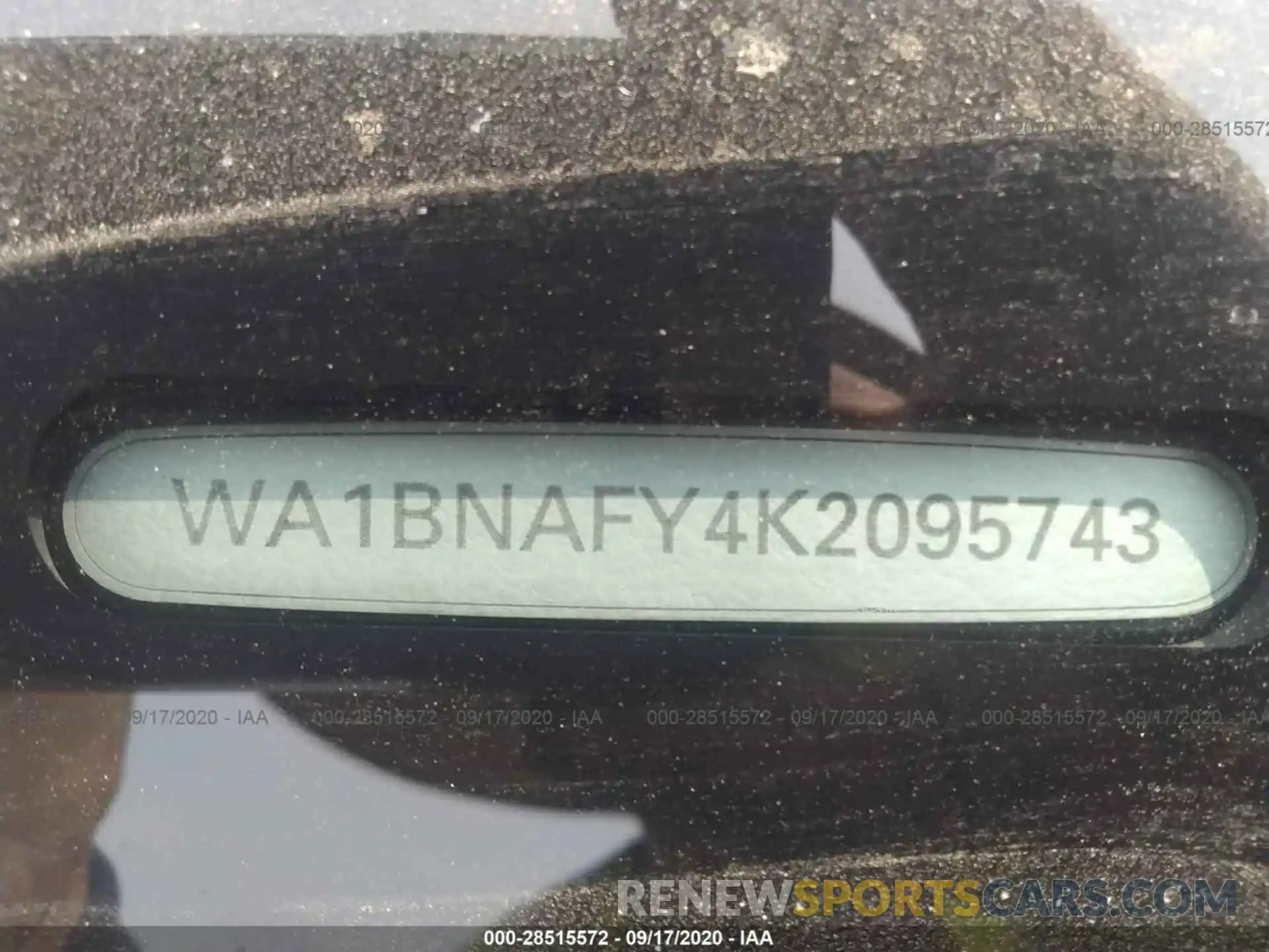 9 Photograph of a damaged car WA1BNAFY4K2095743 AUDI Q5 2019