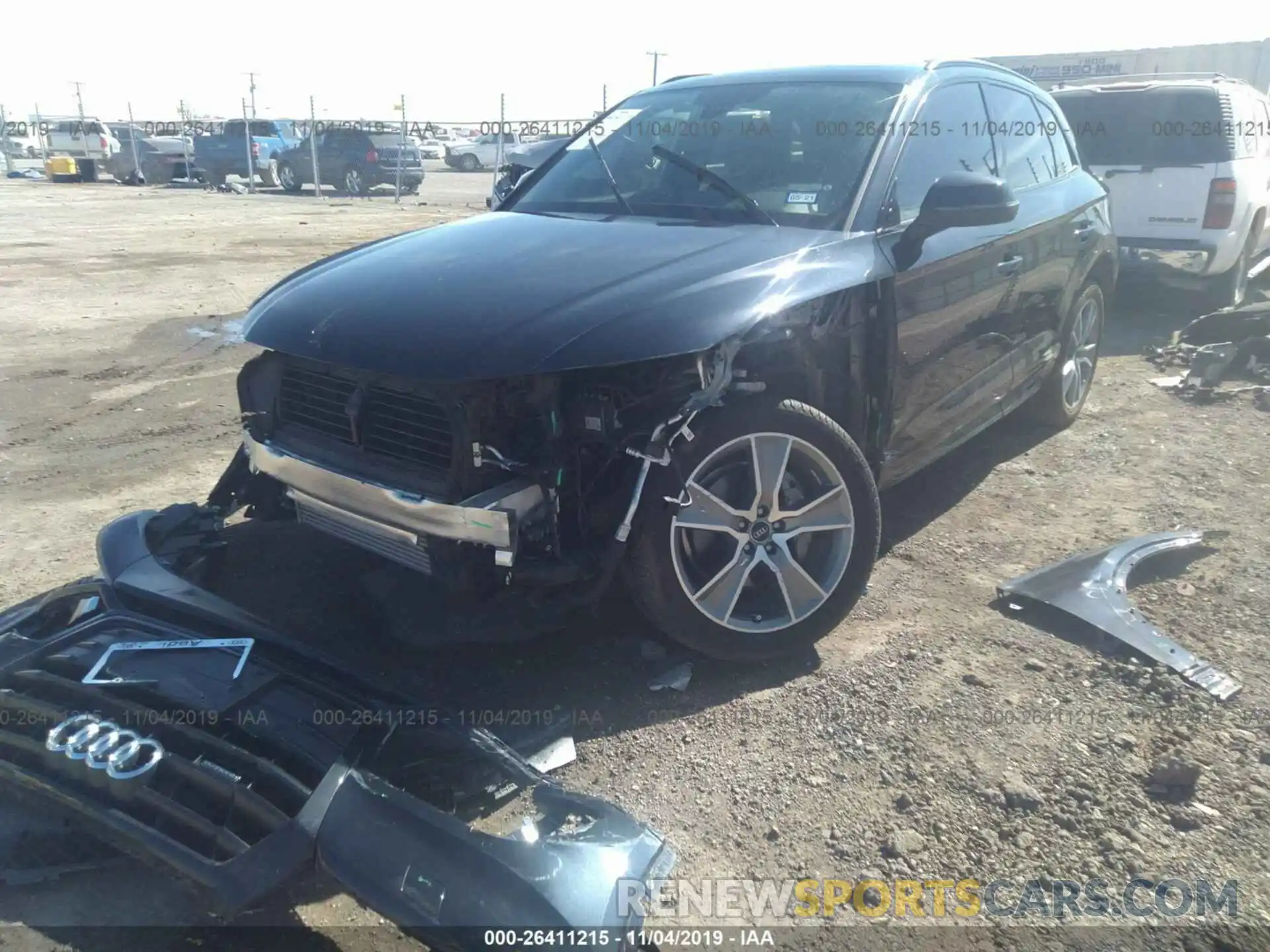 2 Photograph of a damaged car WA1BNAFY4K2096813 AUDI Q5 2019