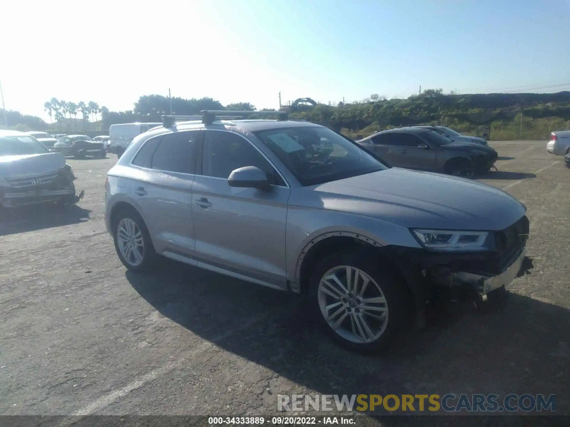 1 Фотография поврежденного автомобиля WA1BNAFY4K2100682 AUDI Q5 2019