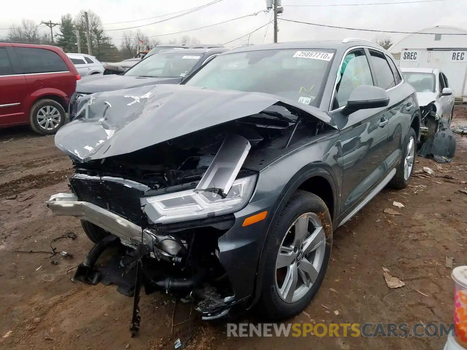 2 Photograph of a damaged car WA1BNAFY4K2103274 AUDI Q5 2019