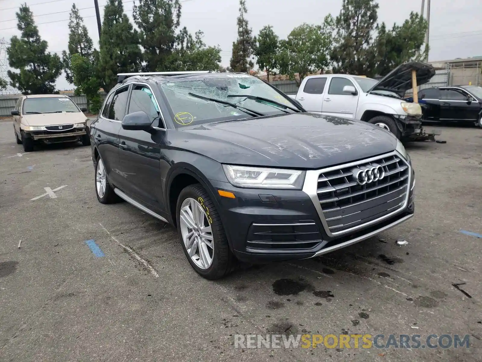 1 Photograph of a damaged car WA1BNAFY4K2114078 AUDI Q5 2019