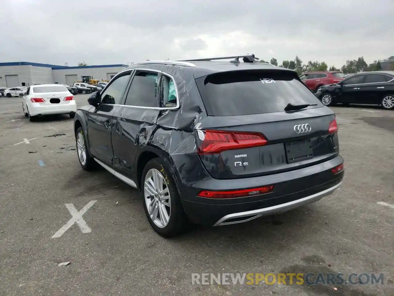 3 Фотография поврежденного автомобиля WA1BNAFY4K2114078 AUDI Q5 2019