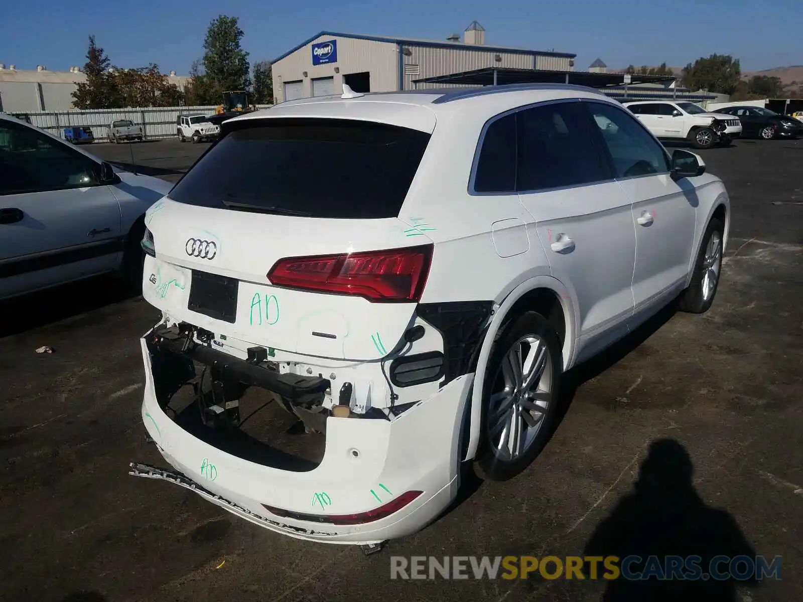 4 Фотография поврежденного автомобиля WA1BNAFY4K2123394 AUDI Q5 2019