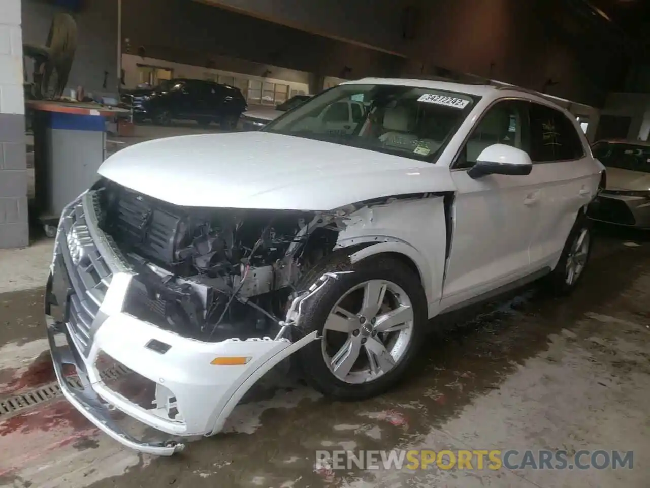 2 Photograph of a damaged car WA1BNAFY4K2127980 AUDI Q5 2019