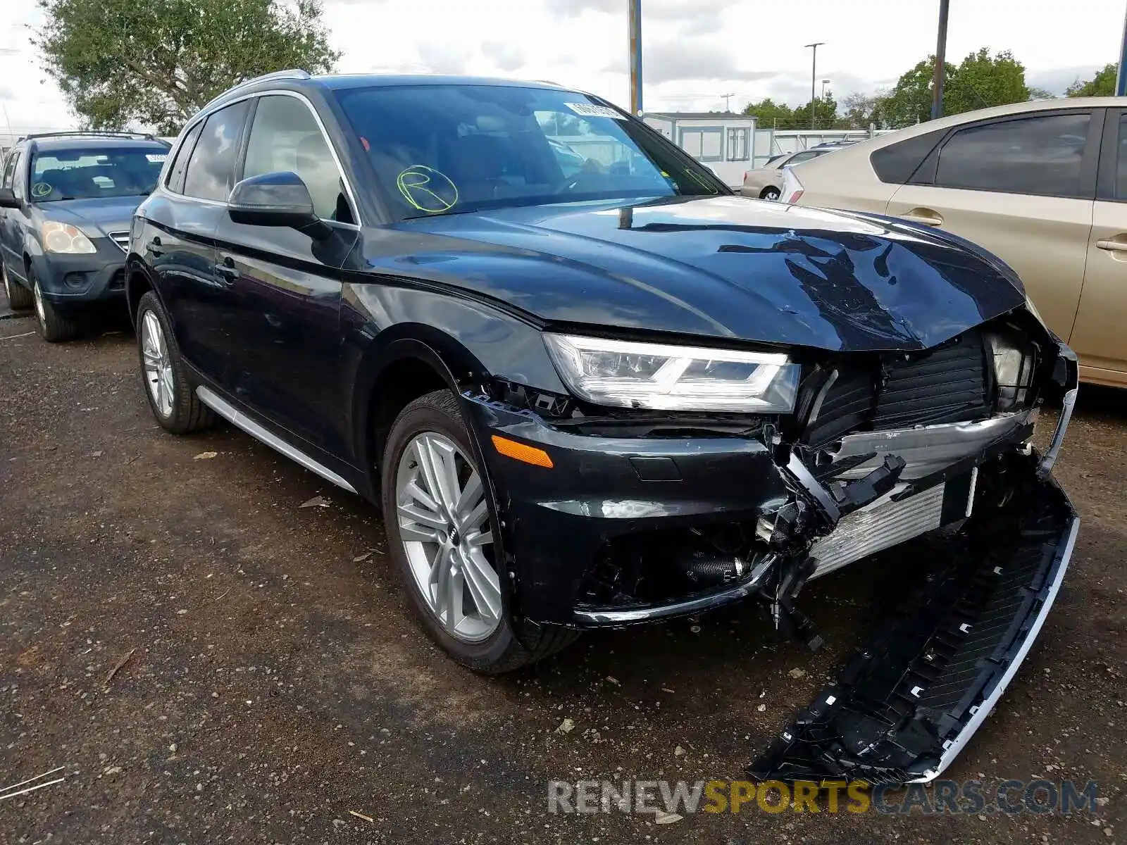 1 Фотография поврежденного автомобиля WA1BNAFY4K2144276 AUDI Q5 2019