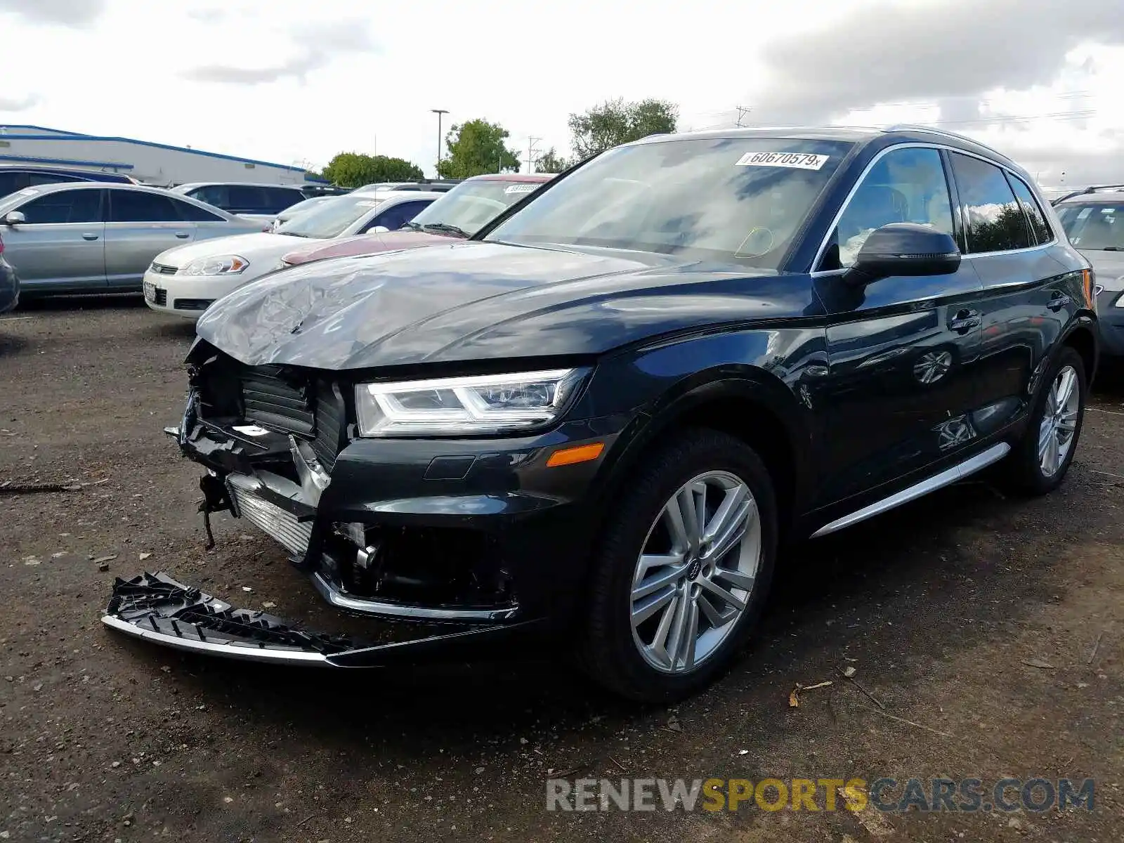 2 Фотография поврежденного автомобиля WA1BNAFY4K2144276 AUDI Q5 2019