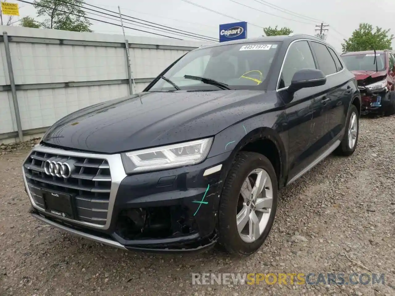 2 Photograph of a damaged car WA1BNAFY5K2036880 AUDI Q5 2019