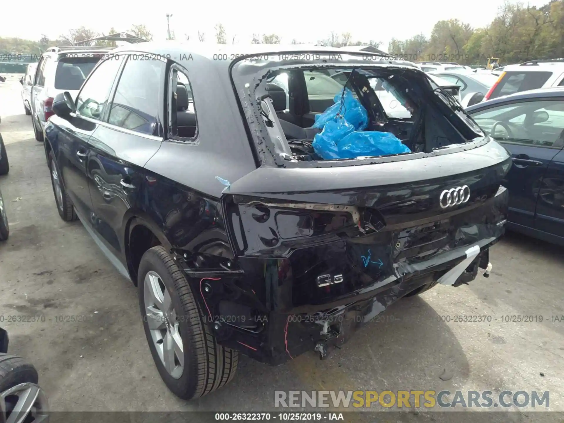 3 Фотография поврежденного автомобиля WA1BNAFY5K2045143 AUDI Q5 2019