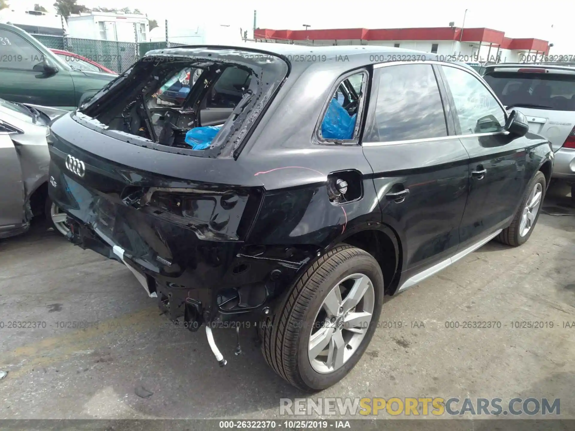 4 Фотография поврежденного автомобиля WA1BNAFY5K2045143 AUDI Q5 2019