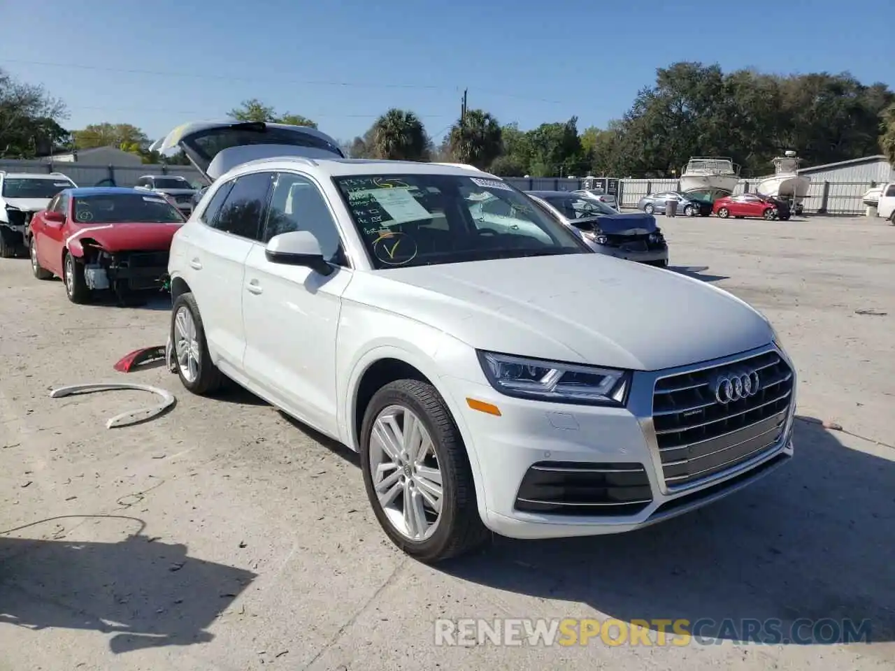 1 Photograph of a damaged car WA1BNAFY5K2047989 AUDI Q5 2019