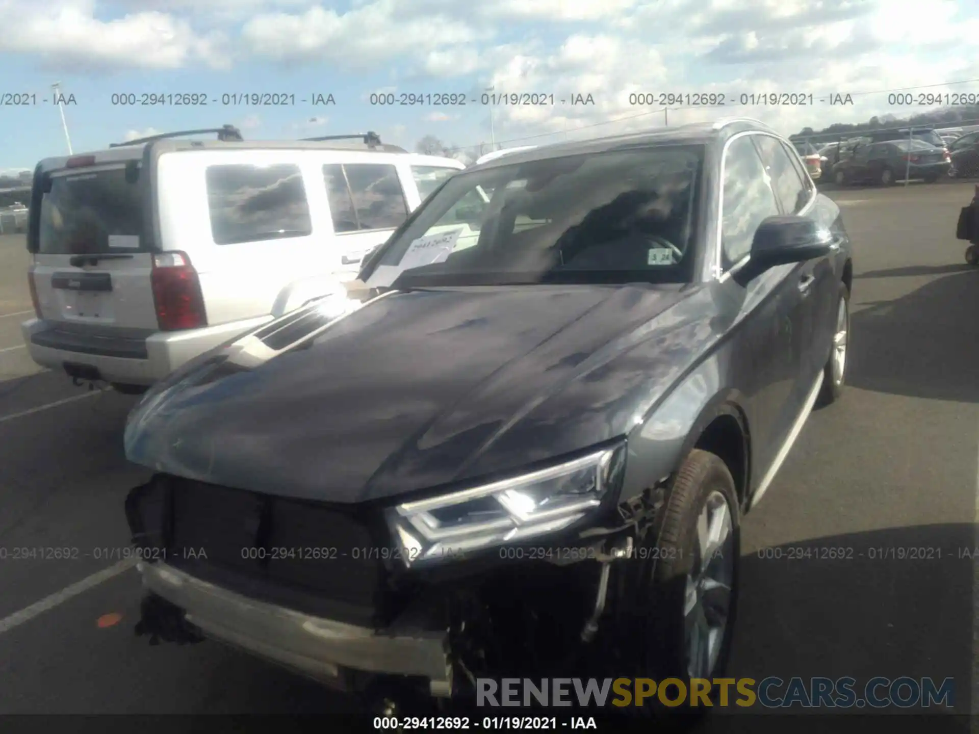 2 Фотография поврежденного автомобиля WA1BNAFY5K2051590 AUDI Q5 2019