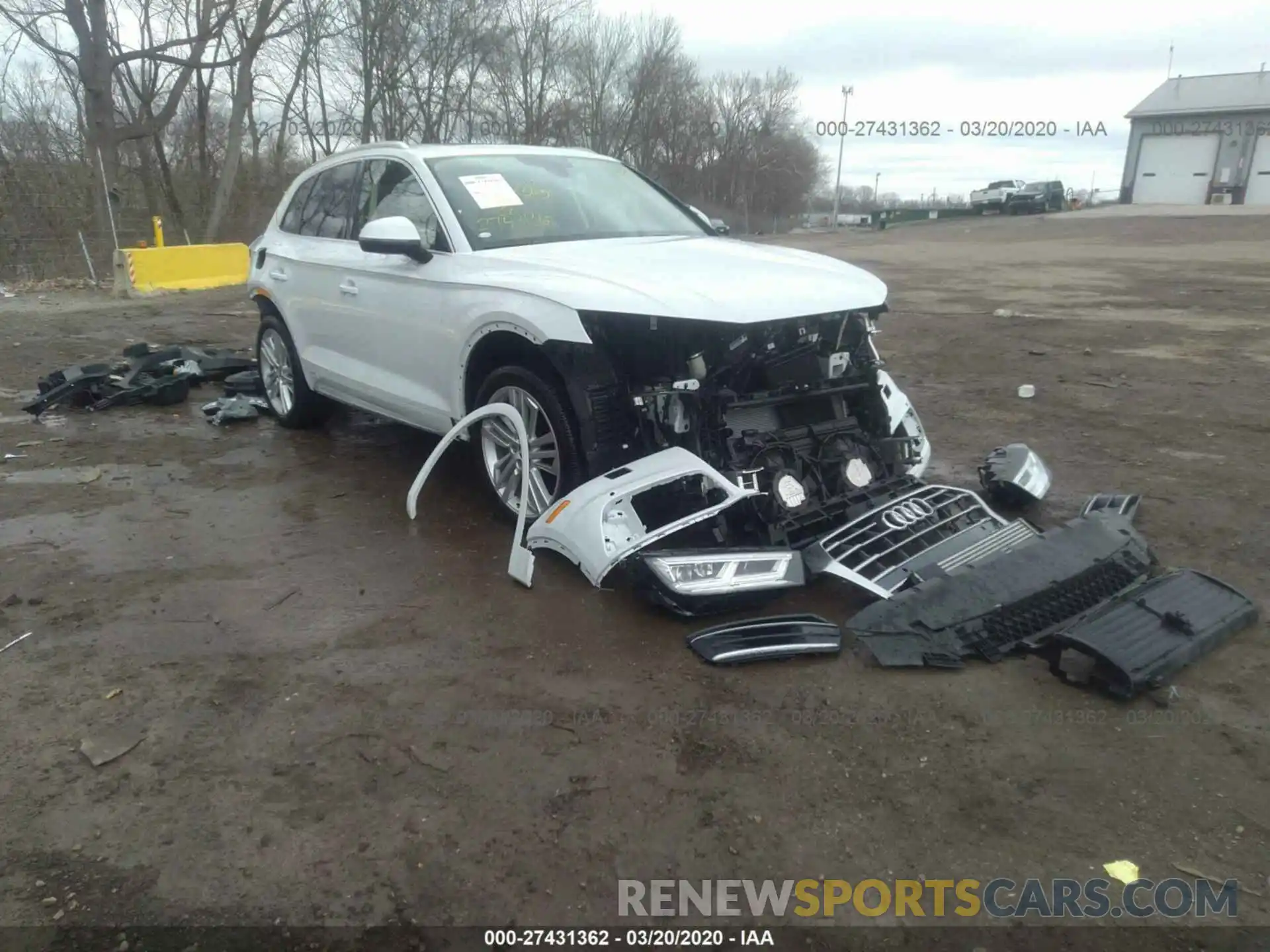 1 Фотография поврежденного автомобиля WA1BNAFY5K2053808 AUDI Q5 2019