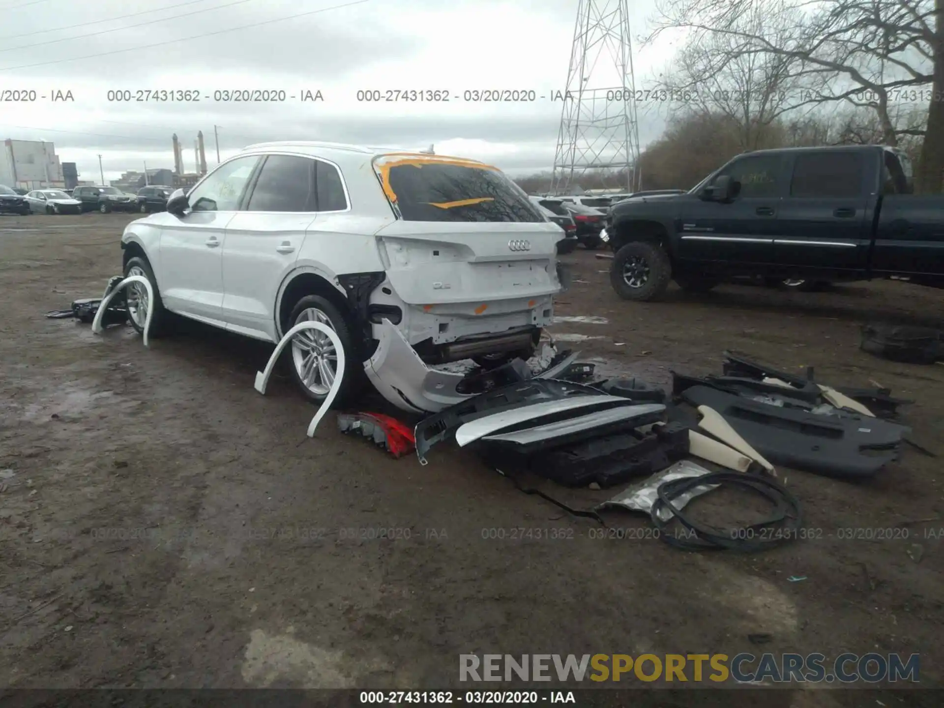 3 Фотография поврежденного автомобиля WA1BNAFY5K2053808 AUDI Q5 2019