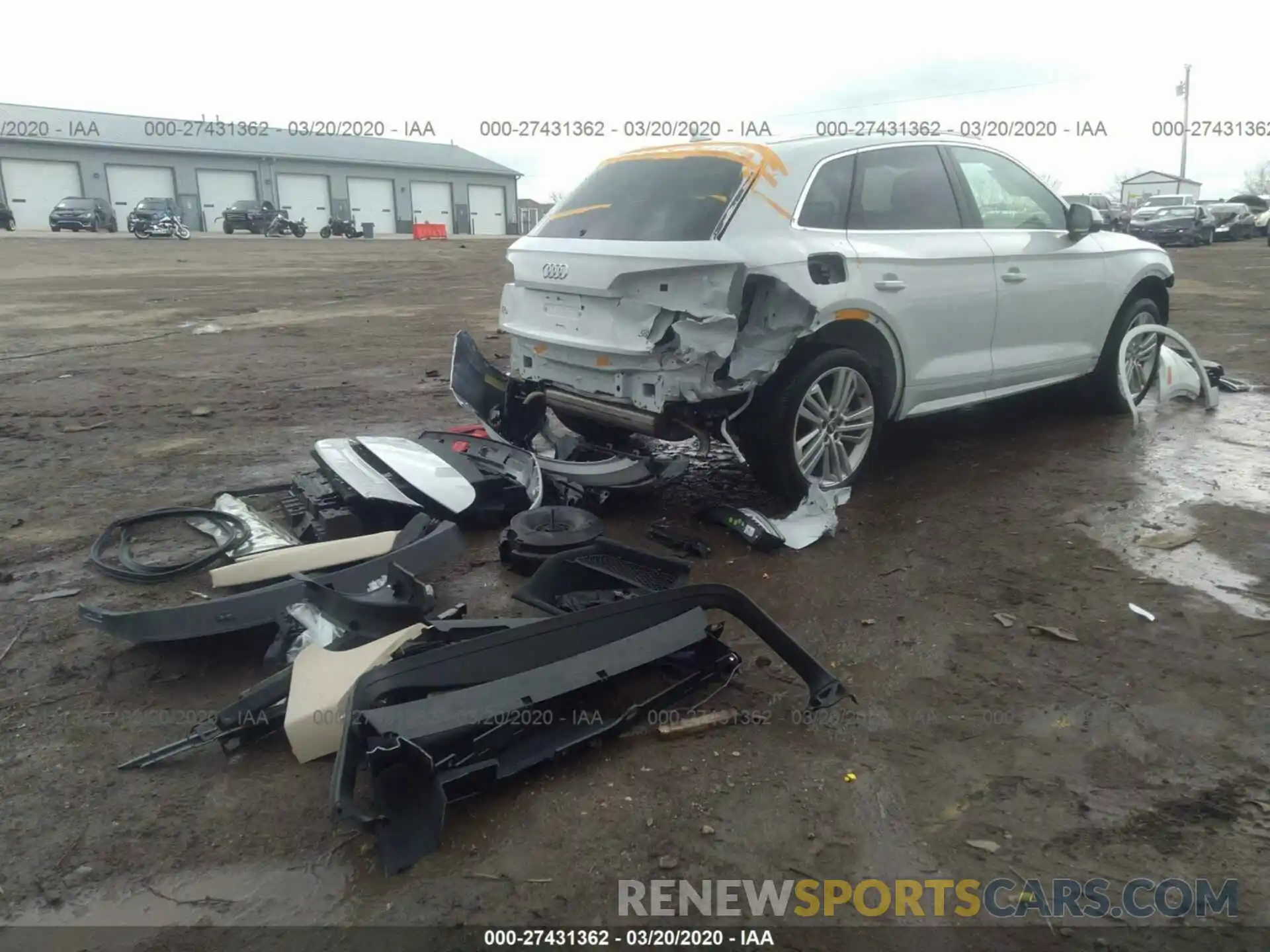 4 Фотография поврежденного автомобиля WA1BNAFY5K2053808 AUDI Q5 2019