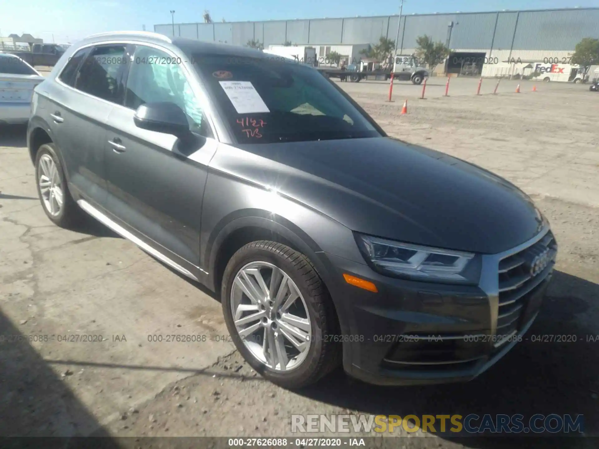 1 Фотография поврежденного автомобиля WA1BNAFY5K2064825 AUDI Q5 2019