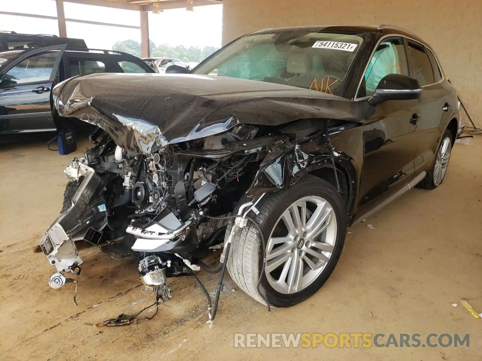 2 Photograph of a damaged car WA1BNAFY5K2093712 AUDI Q5 2019