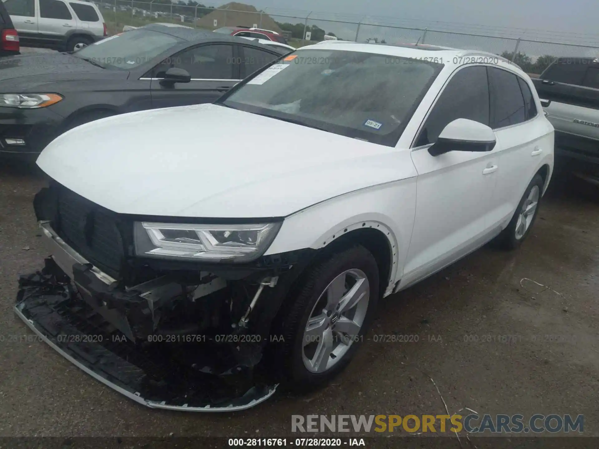 2 Фотография поврежденного автомобиля WA1BNAFY5K2104806 AUDI Q5 2019