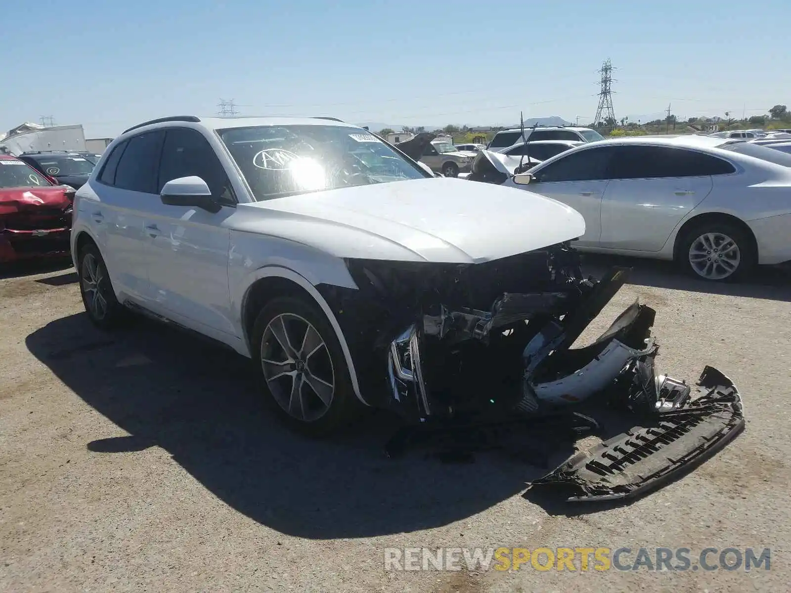 1 Photograph of a damaged car WA1BNAFY5K2114977 AUDI Q5 2019