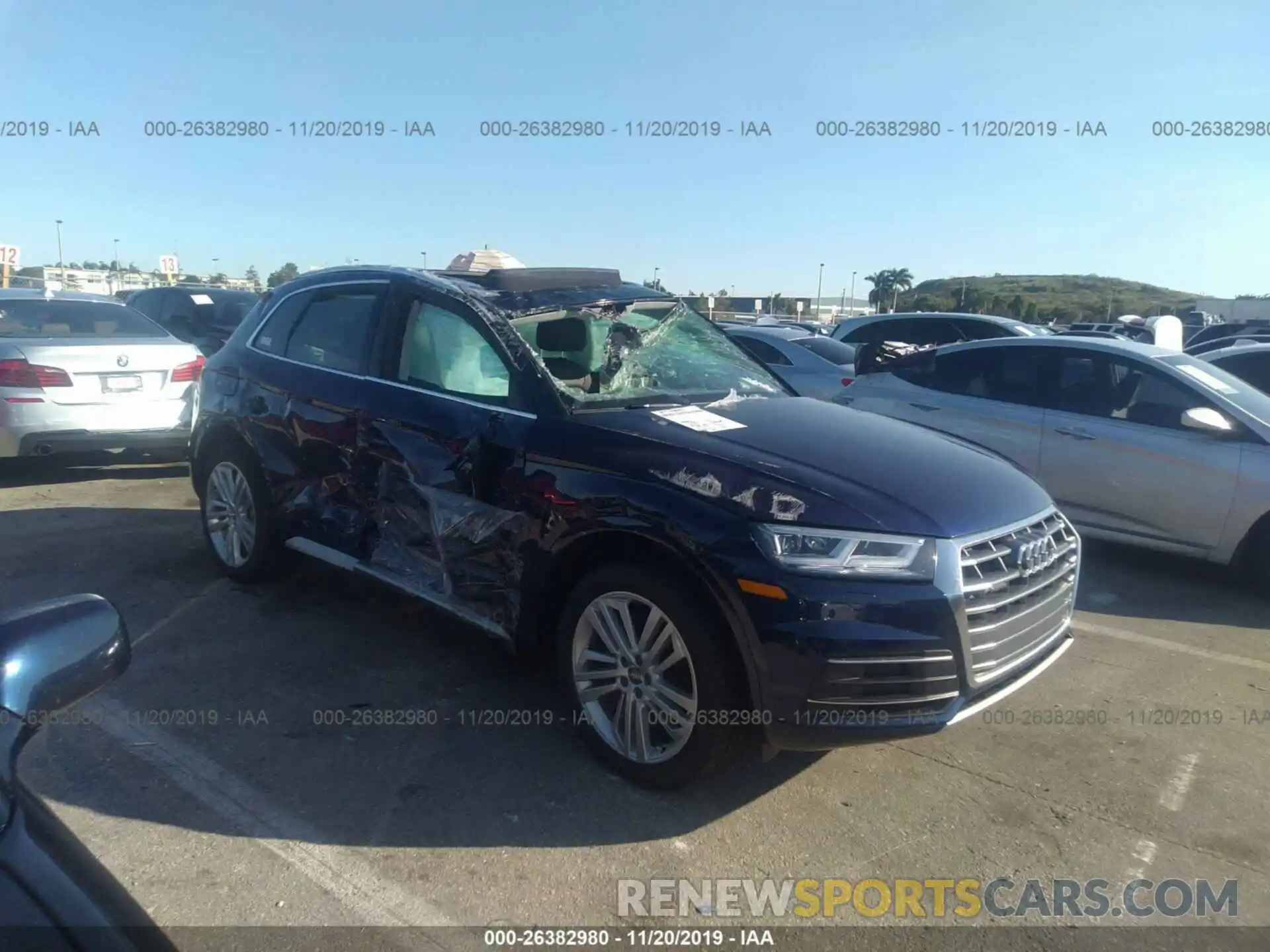 1 Photograph of a damaged car WA1BNAFY5K2118639 AUDI Q5 2019