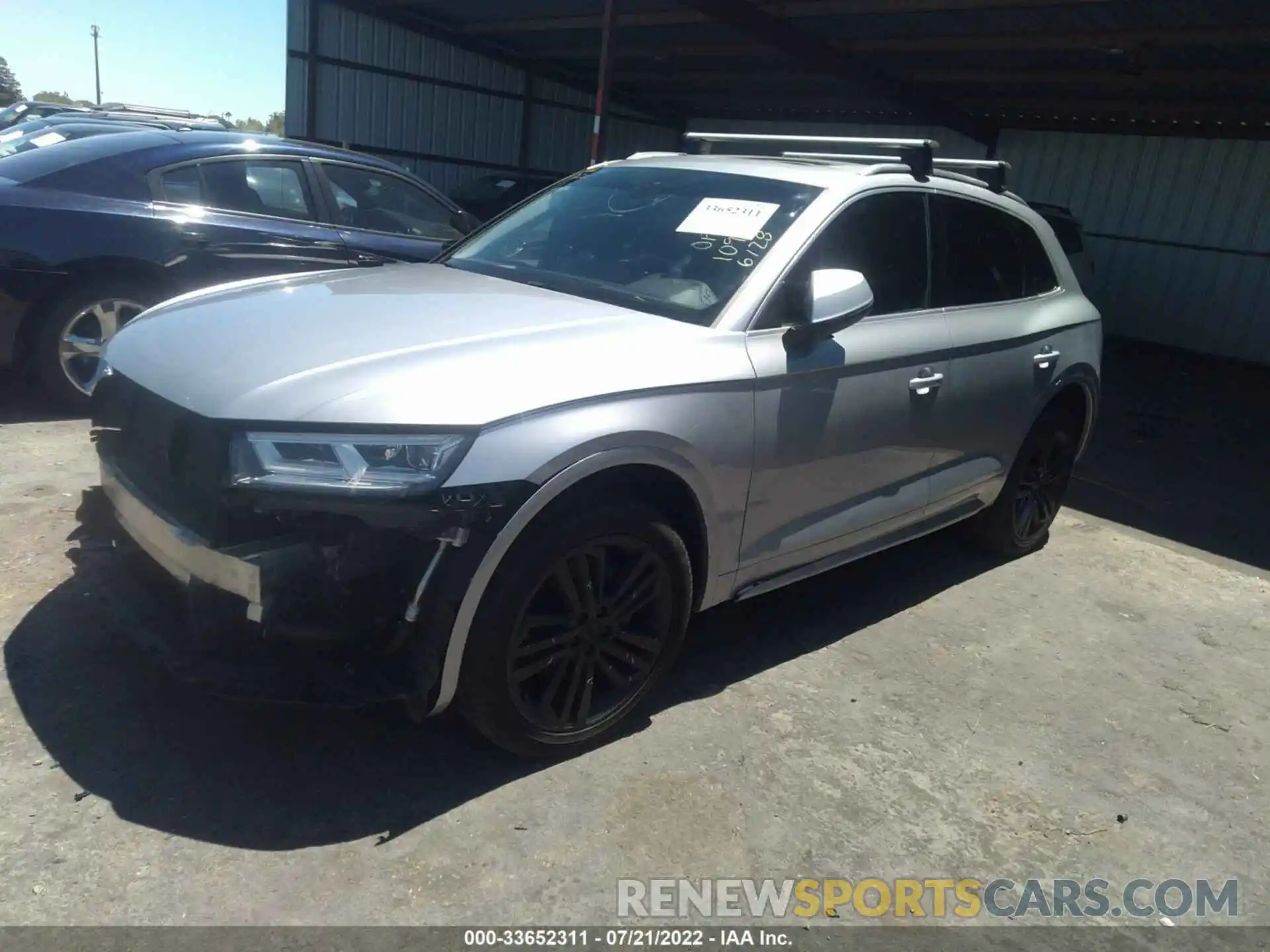 2 Photograph of a damaged car WA1BNAFY5K2122898 AUDI Q5 2019