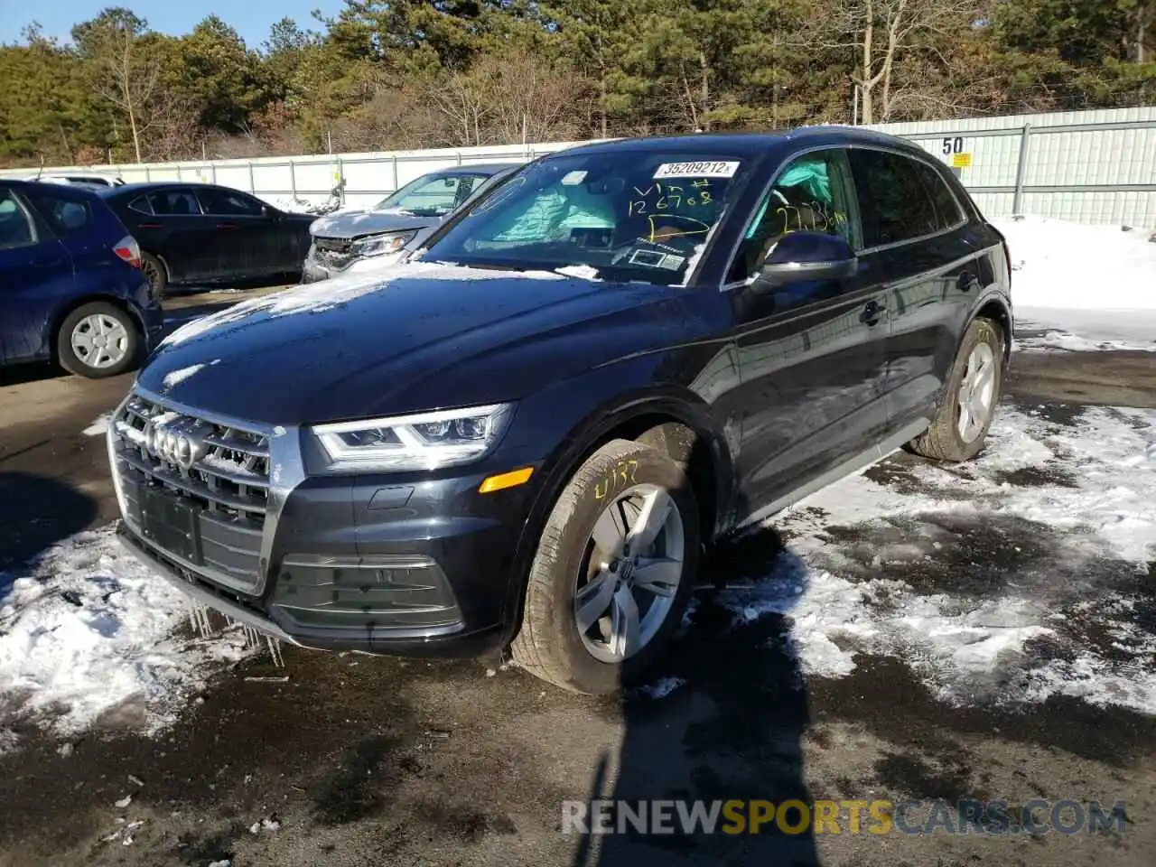 2 Фотография поврежденного автомобиля WA1BNAFY5K2126708 AUDI Q5 2019