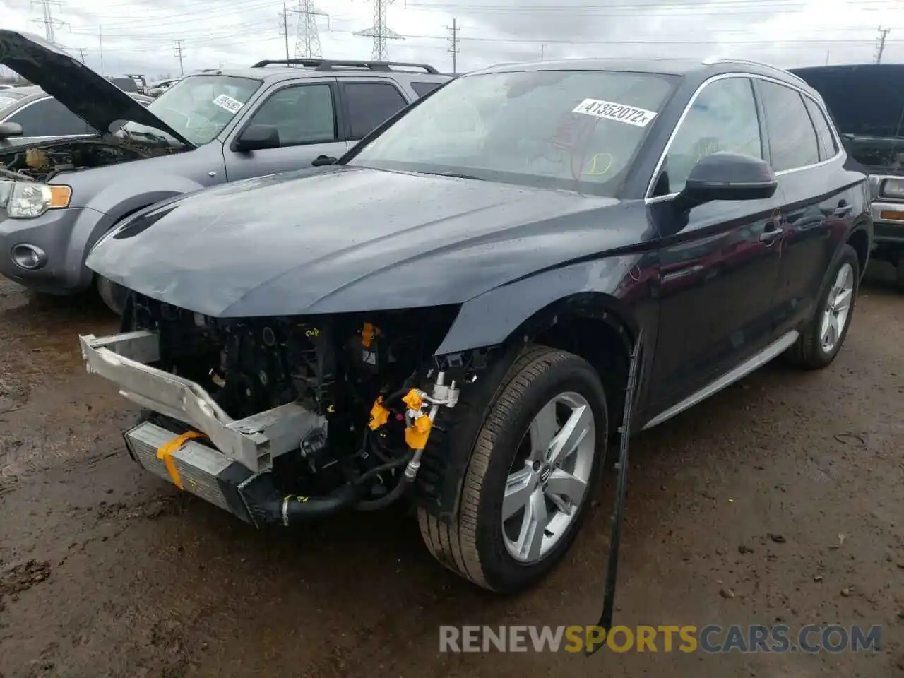 2 Photograph of a damaged car WA1BNAFY5K2127177 AUDI Q5 2019