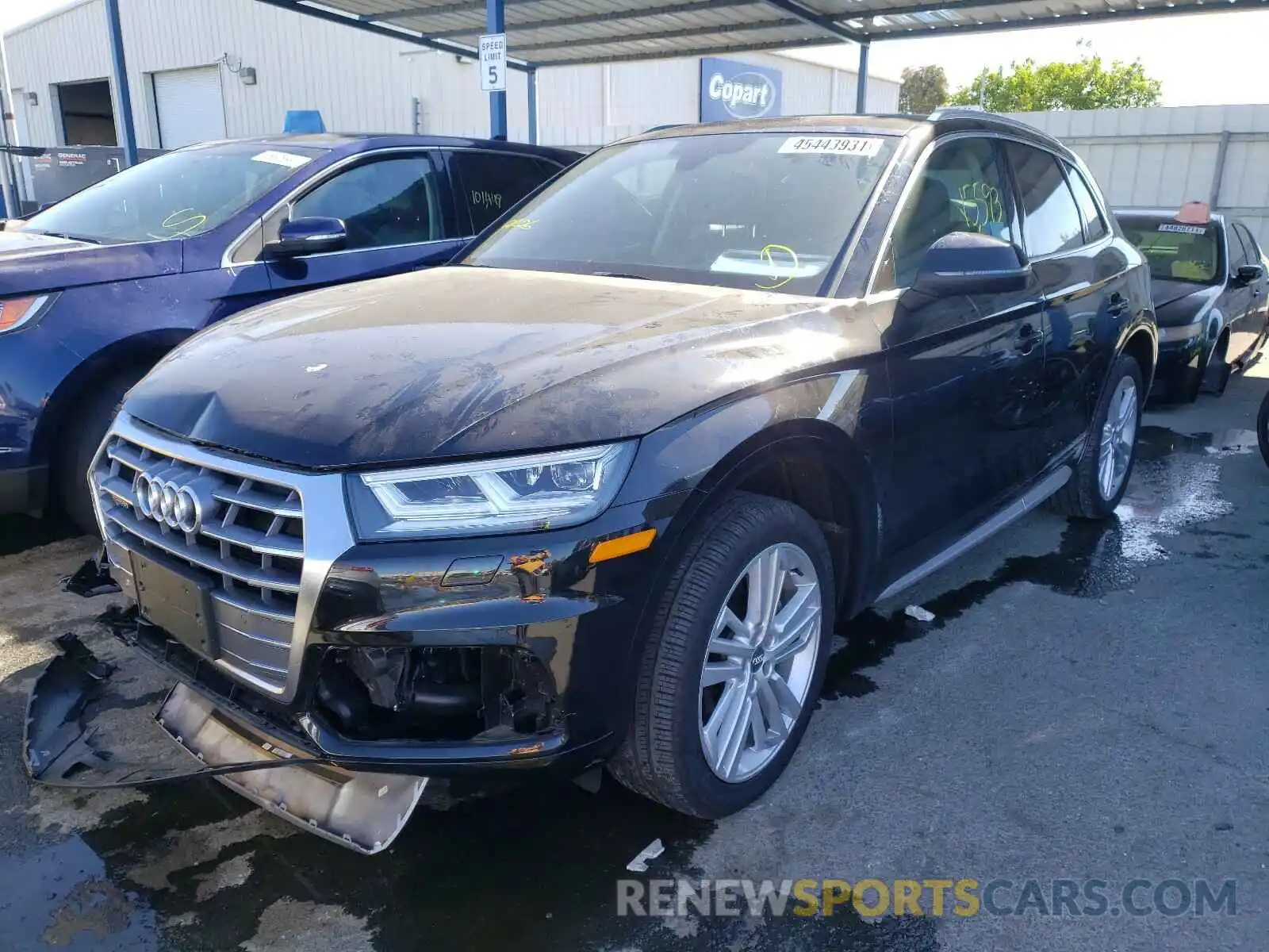 2 Photograph of a damaged car WA1BNAFY5K2144142 AUDI Q5 2019