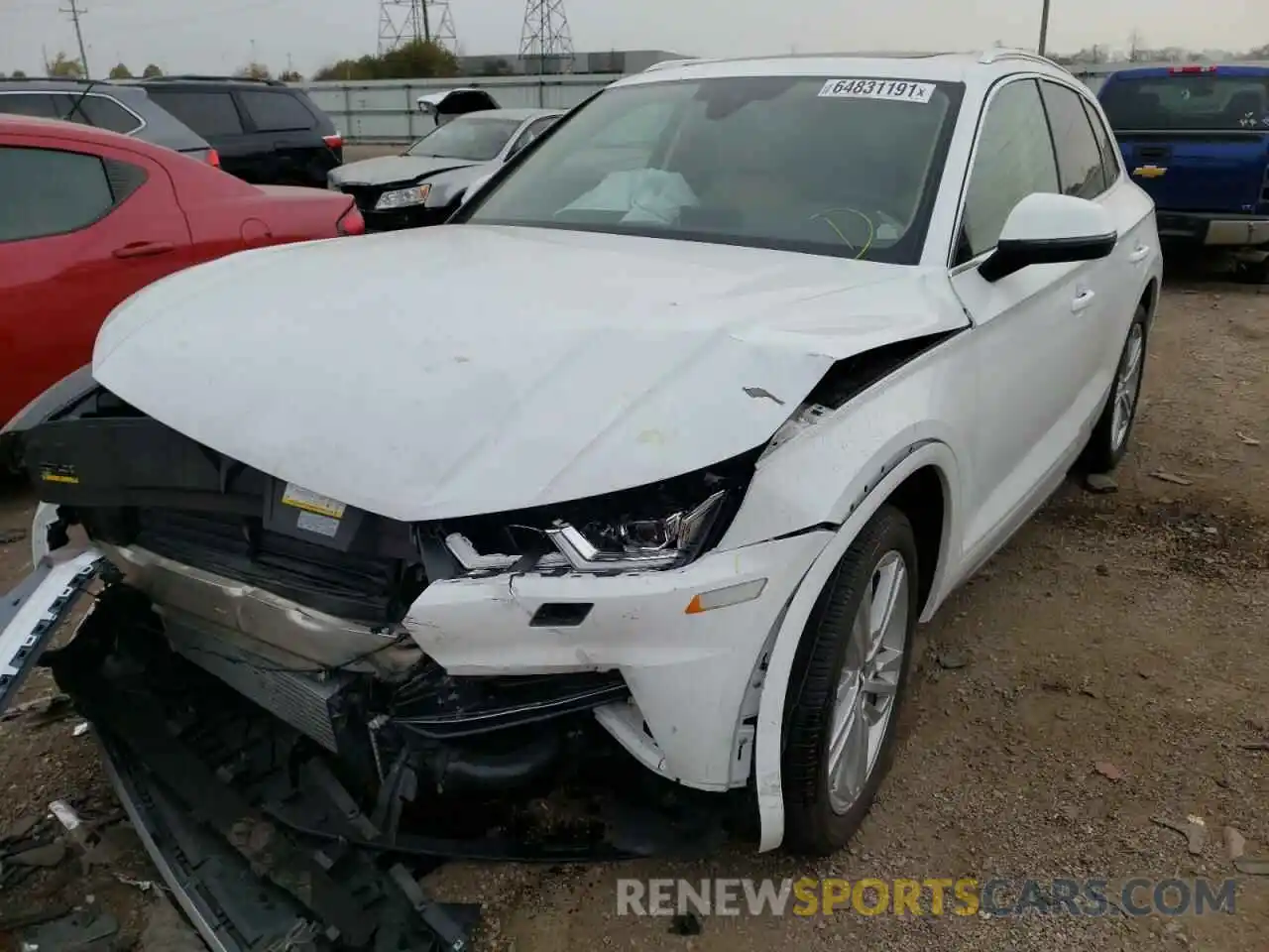 2 Photograph of a damaged car WA1BNAFY6K2030649 AUDI Q5 2019