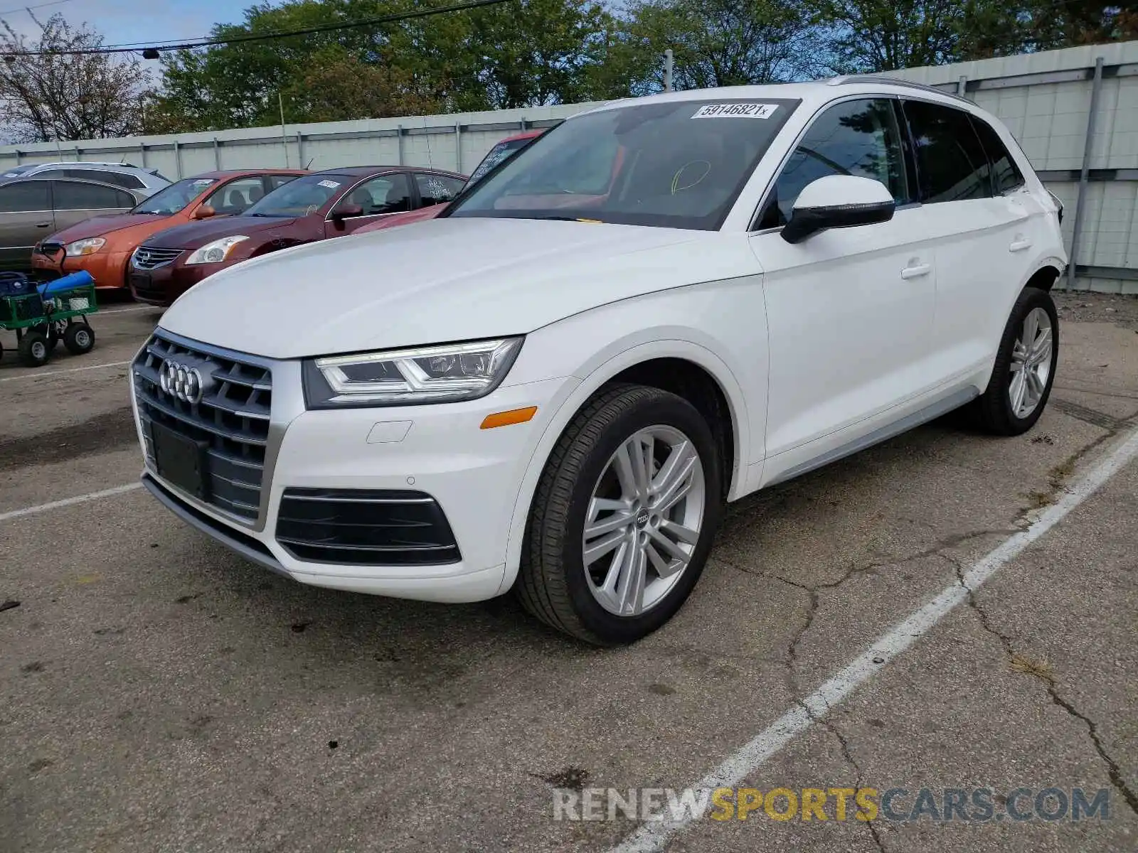 2 Photograph of a damaged car WA1BNAFY6K2048150 AUDI Q5 2019