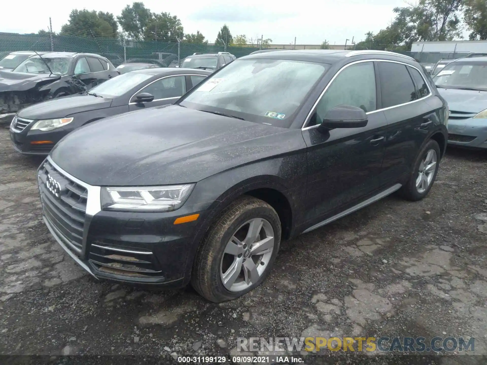 2 Photograph of a damaged car WA1BNAFY6K2055129 AUDI Q5 2019