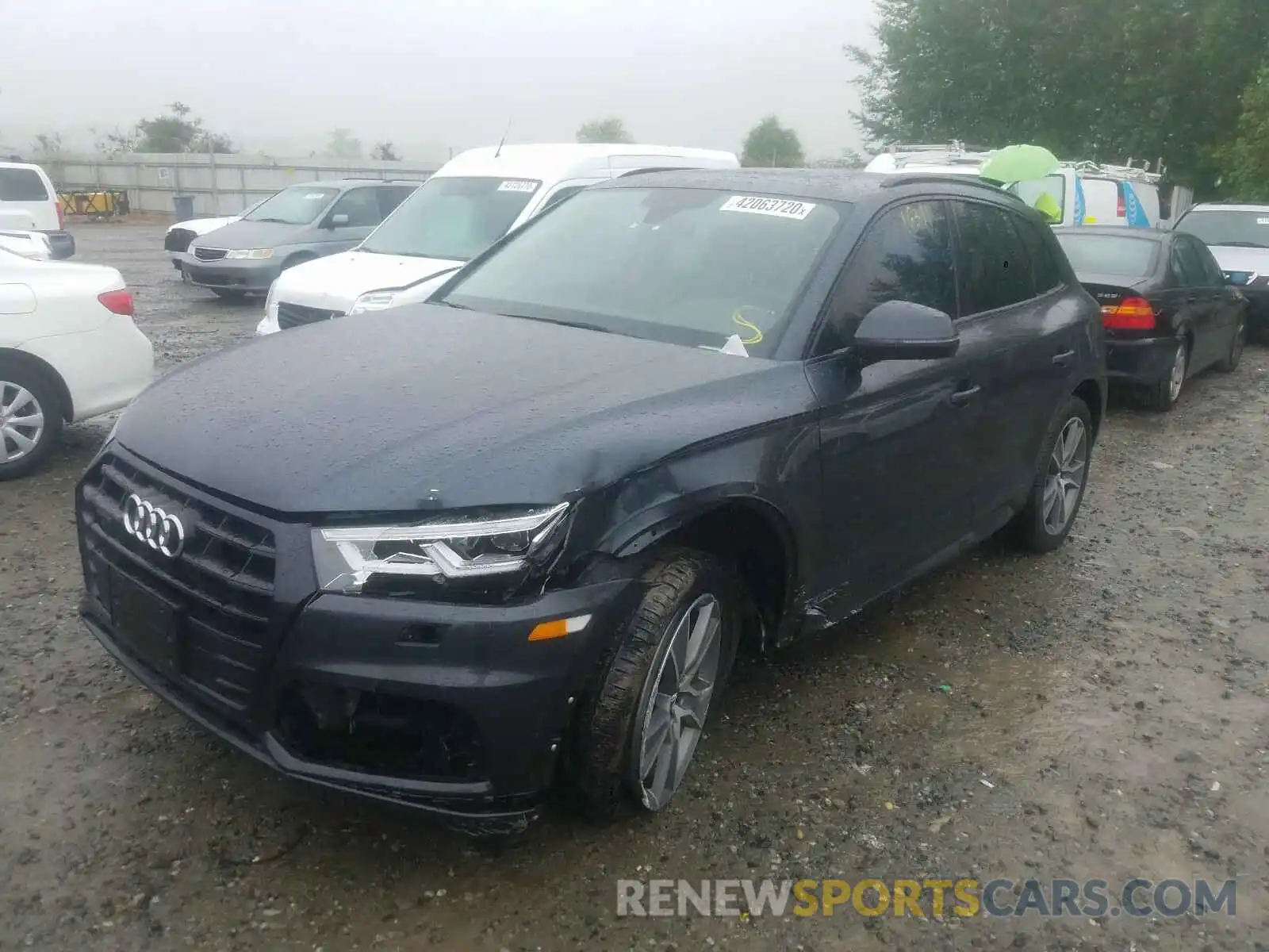 2 Photograph of a damaged car WA1BNAFY6K2058337 AUDI Q5 2019