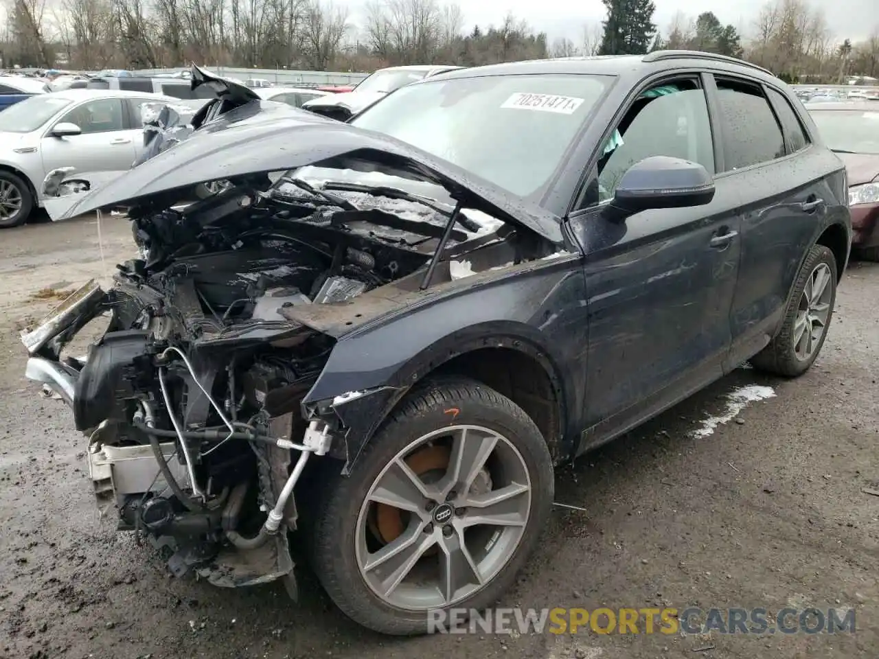 2 Фотография поврежденного автомобиля WA1BNAFY6K2065840 AUDI Q5 2019