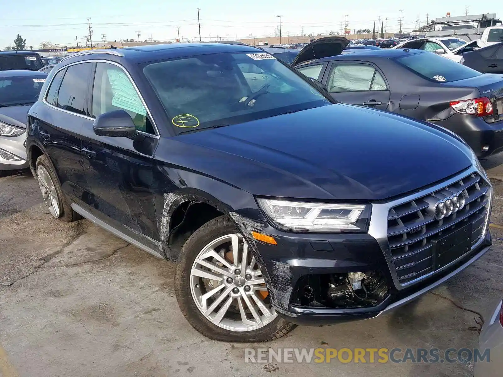 1 Фотография поврежденного автомобиля WA1BNAFY6K2069323 AUDI Q5 2019