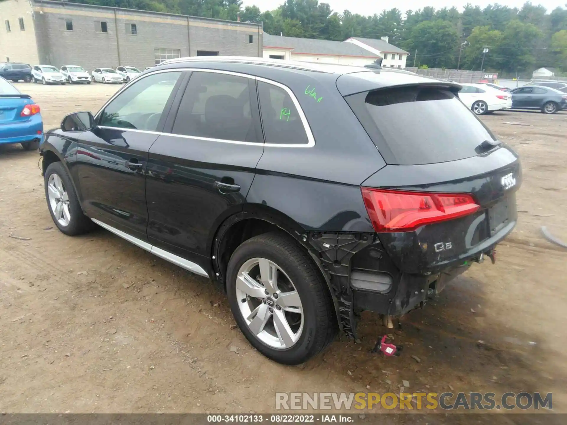 3 Photograph of a damaged car WA1BNAFY6K2074327 AUDI Q5 2019