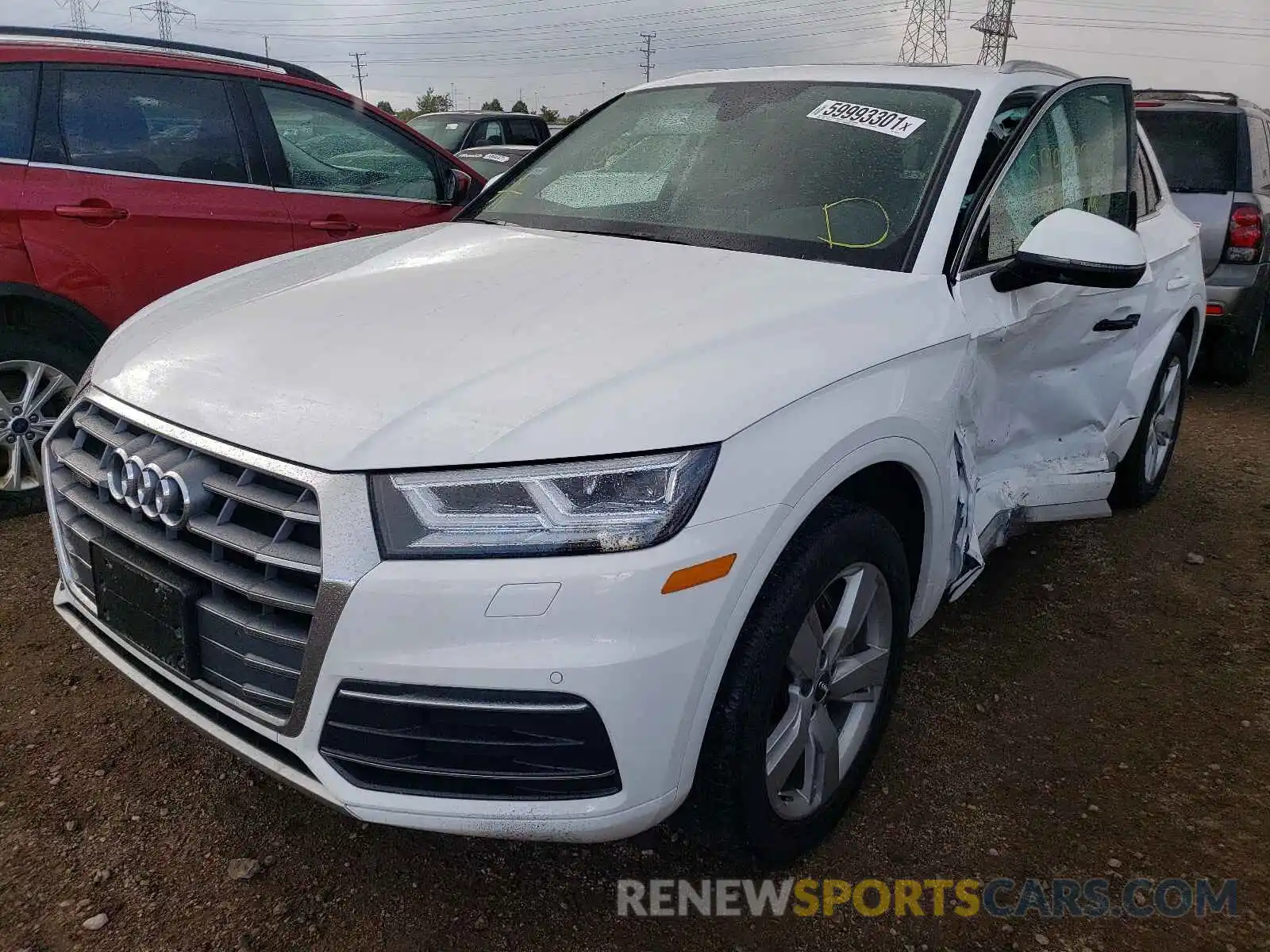 2 Photograph of a damaged car WA1BNAFY6K2087014 AUDI Q5 2019