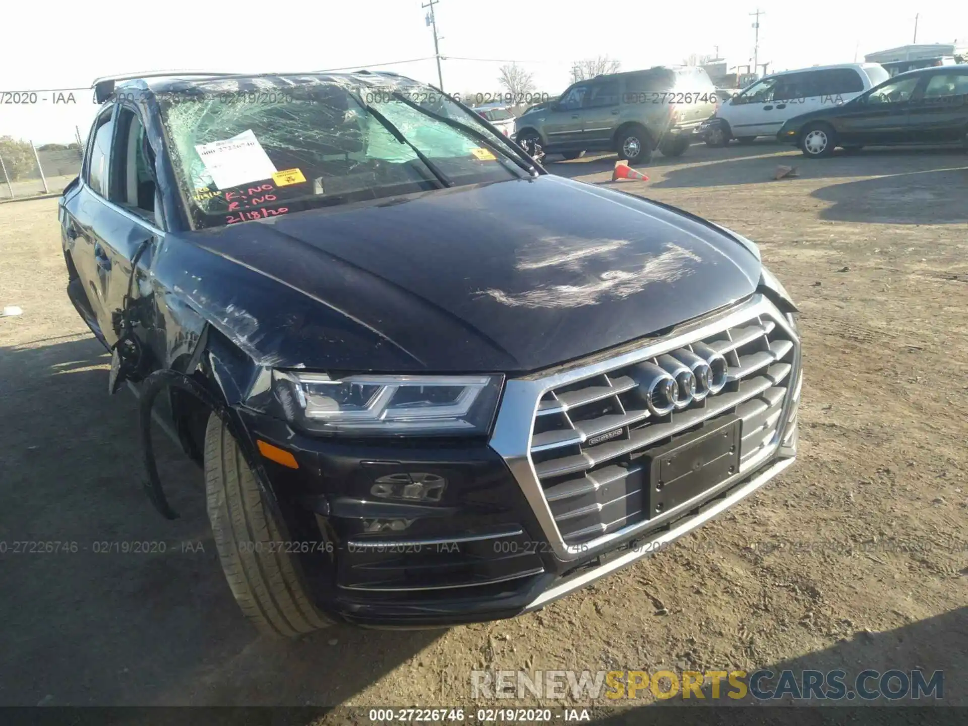 1 Фотография поврежденного автомобиля WA1BNAFY6K2096540 AUDI Q5 2019