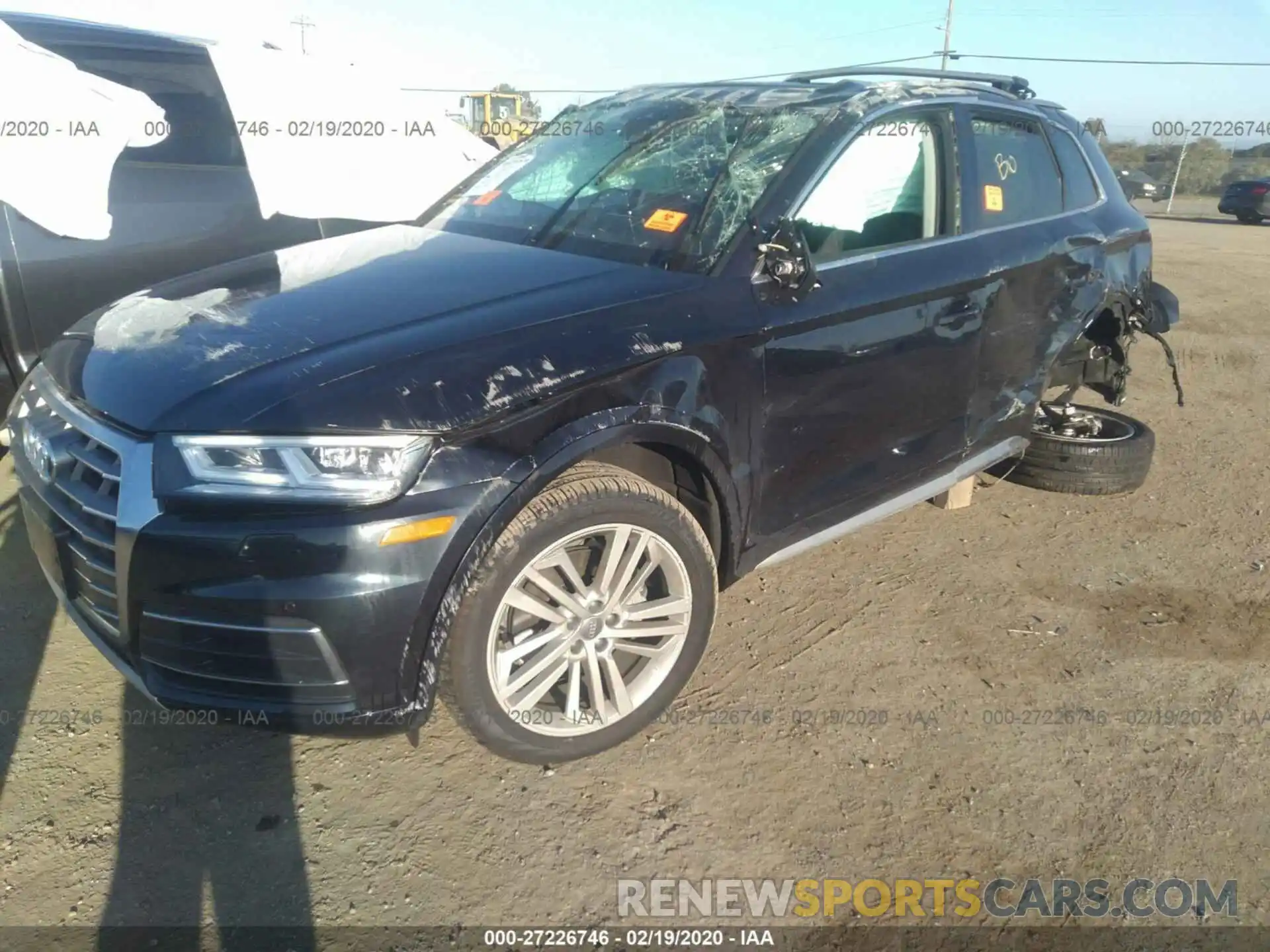 2 Фотография поврежденного автомобиля WA1BNAFY6K2096540 AUDI Q5 2019