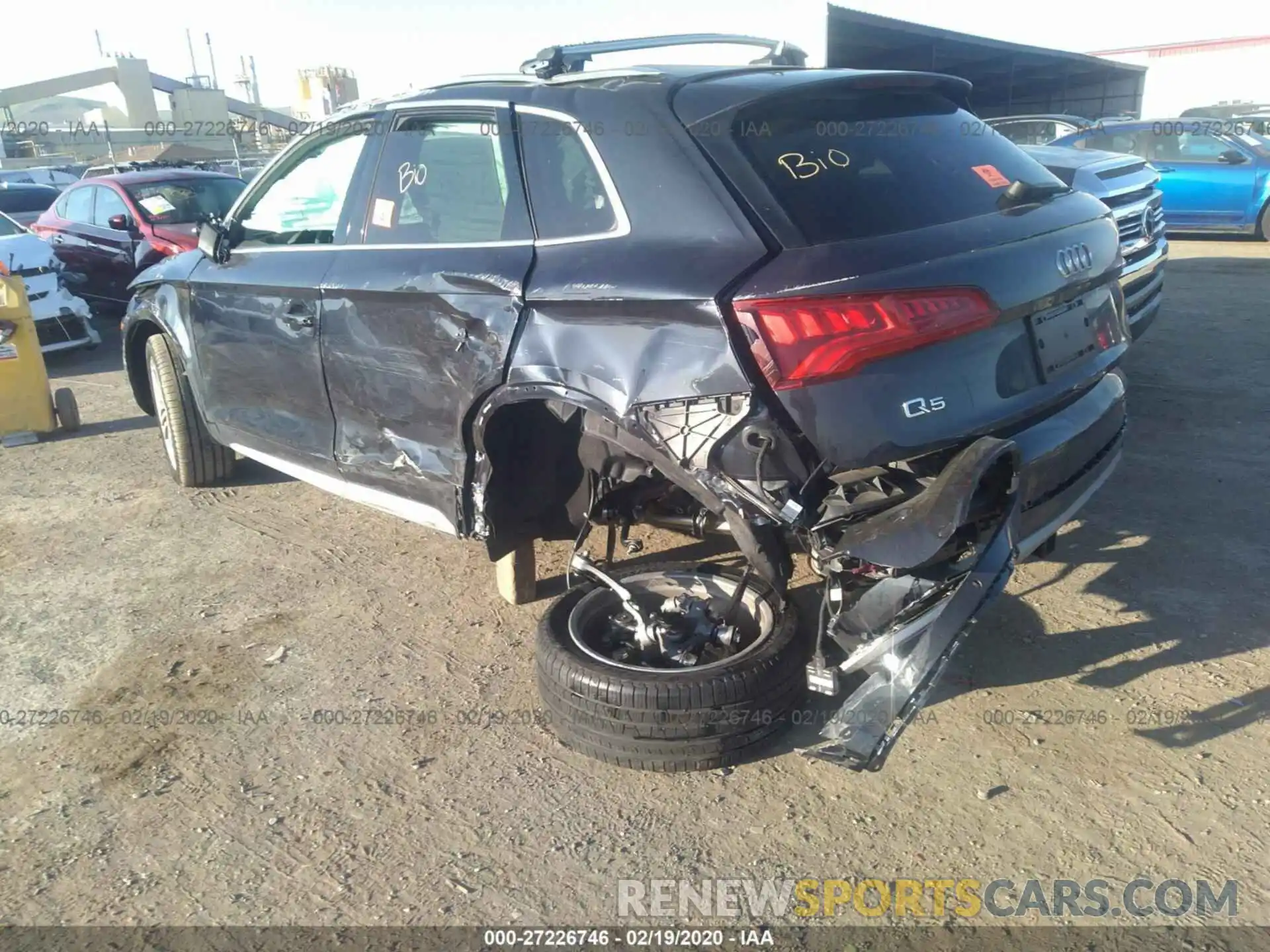 3 Photograph of a damaged car WA1BNAFY6K2096540 AUDI Q5 2019