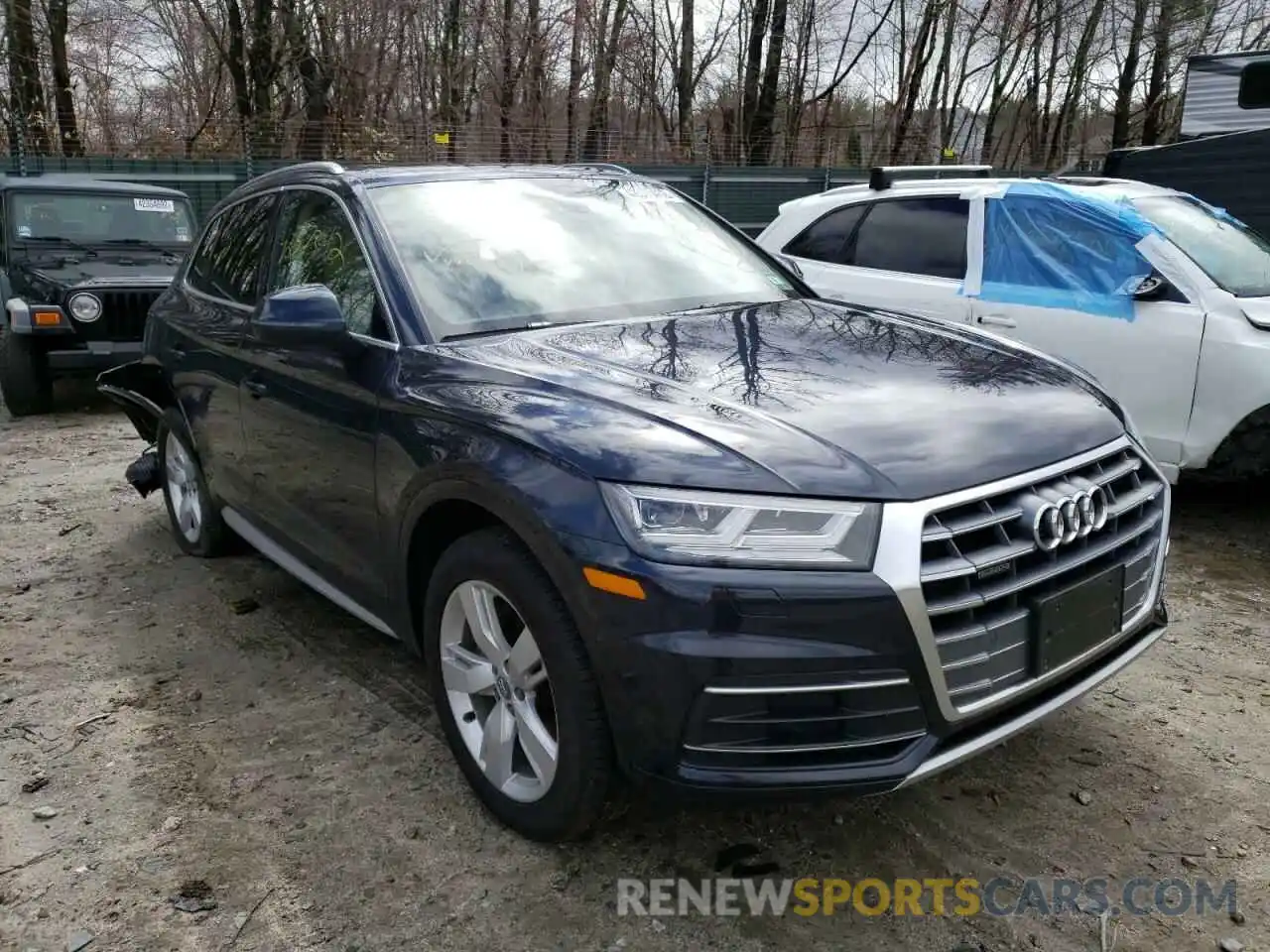 1 Photograph of a damaged car WA1BNAFY6K2100733 AUDI Q5 2019