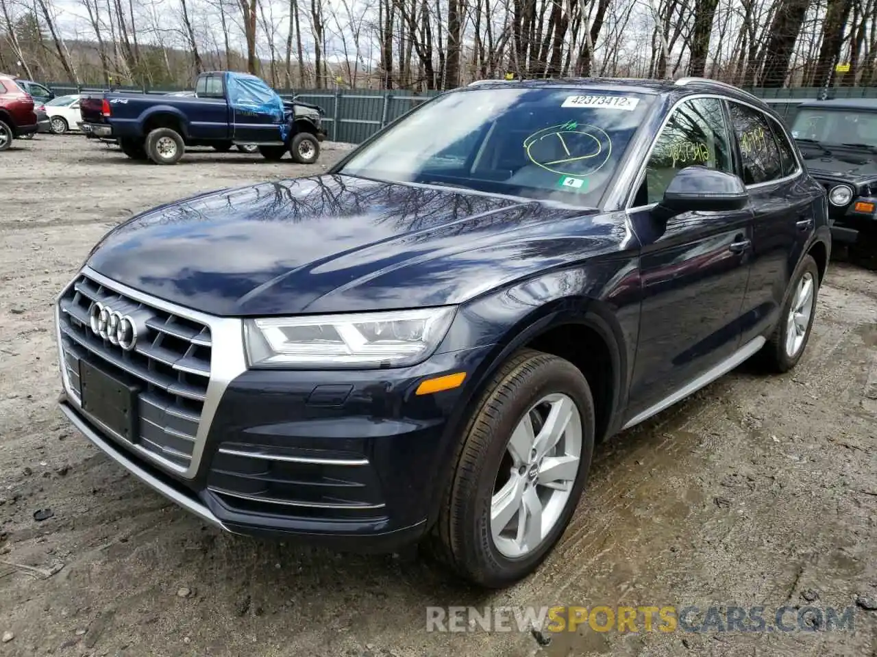 2 Фотография поврежденного автомобиля WA1BNAFY6K2100733 AUDI Q5 2019