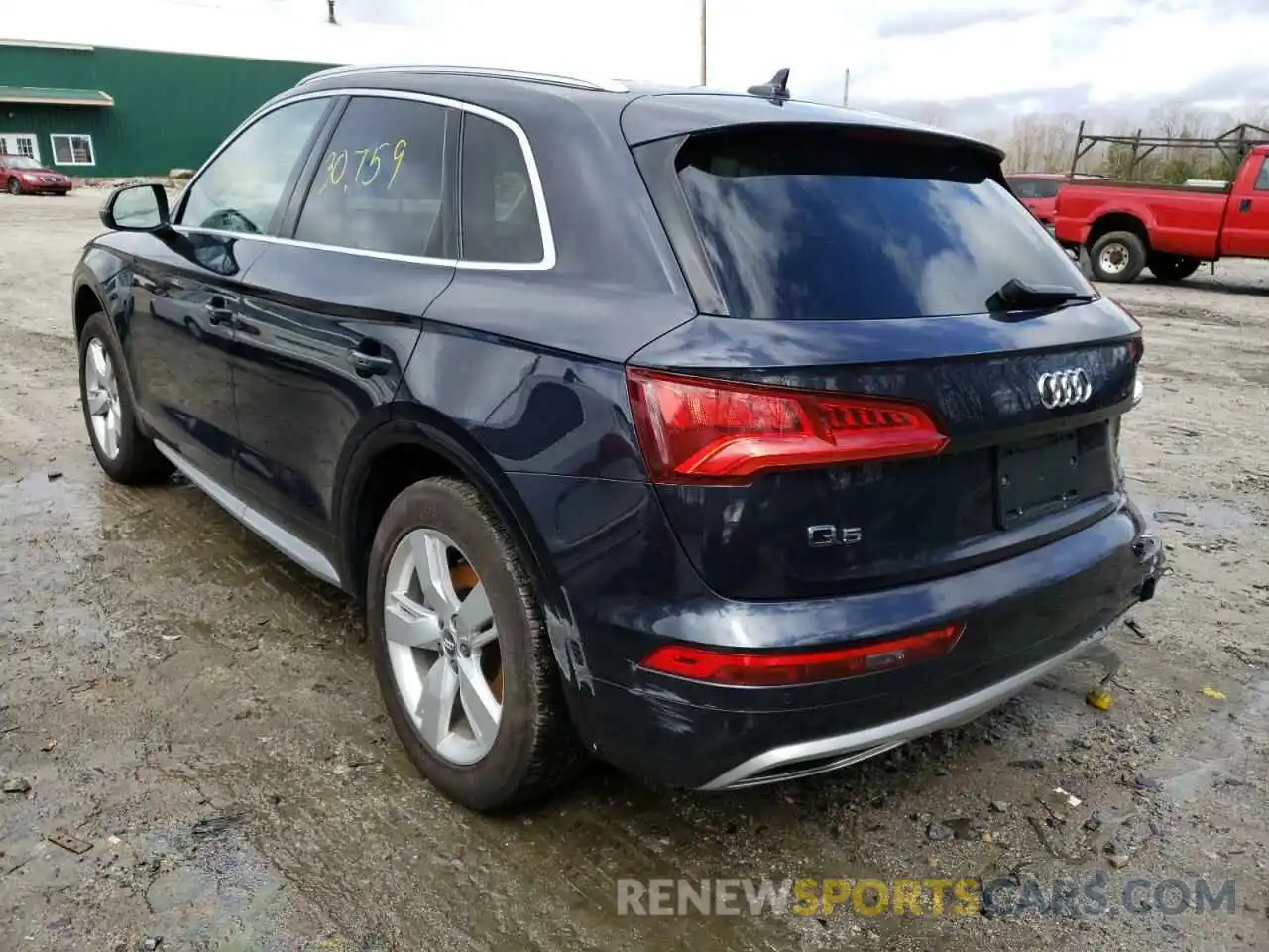 3 Фотография поврежденного автомобиля WA1BNAFY6K2100733 AUDI Q5 2019