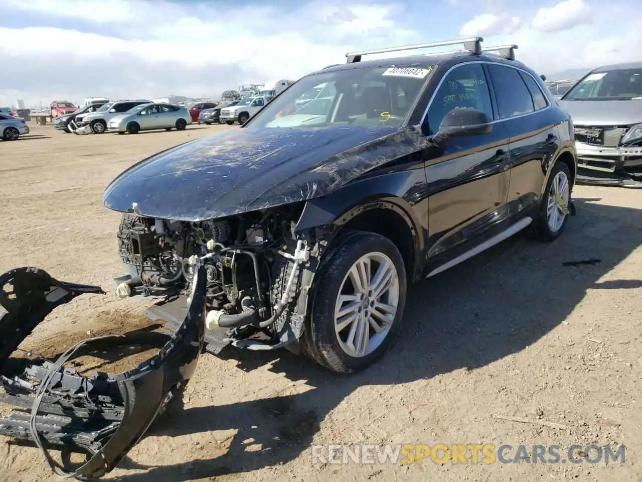 2 Фотография поврежденного автомобиля WA1BNAFY6K2102420 AUDI Q5 2019