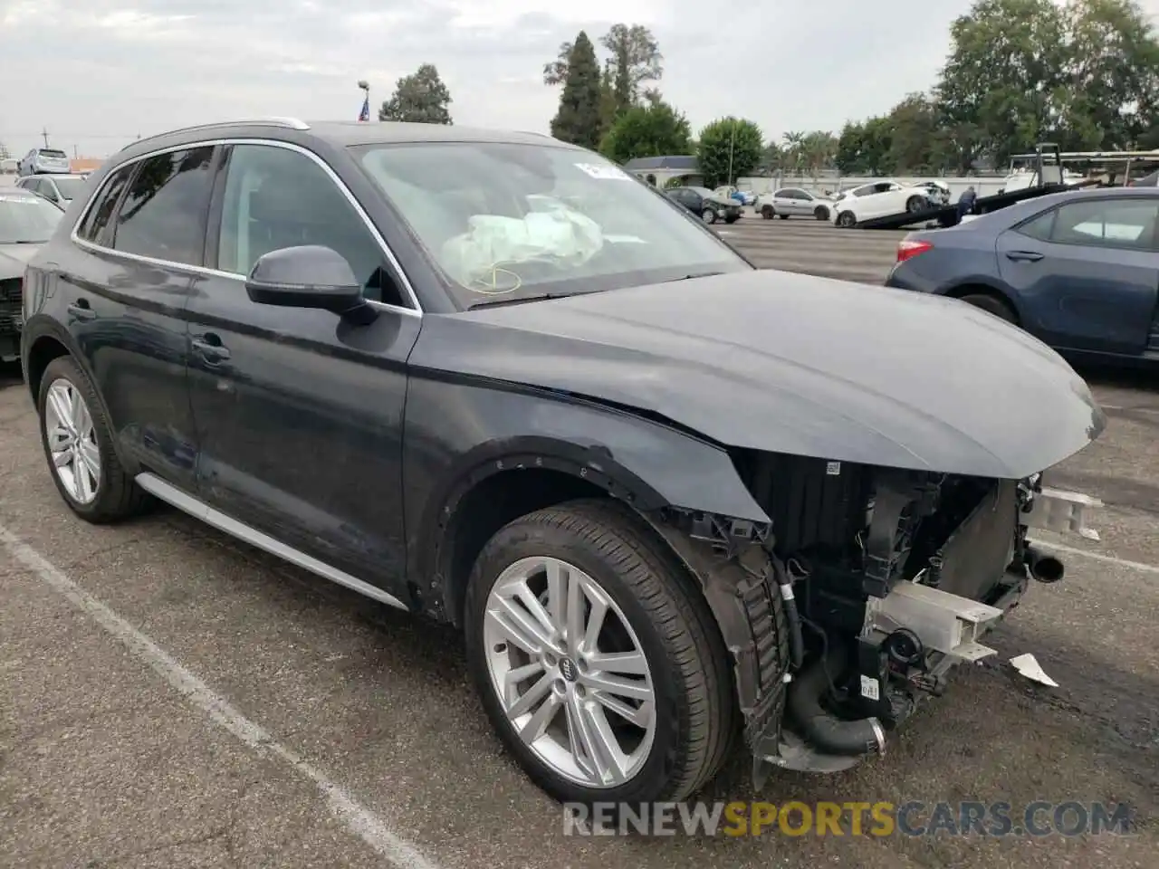 1 Фотография поврежденного автомобиля WA1BNAFY6K2103051 AUDI Q5 2019