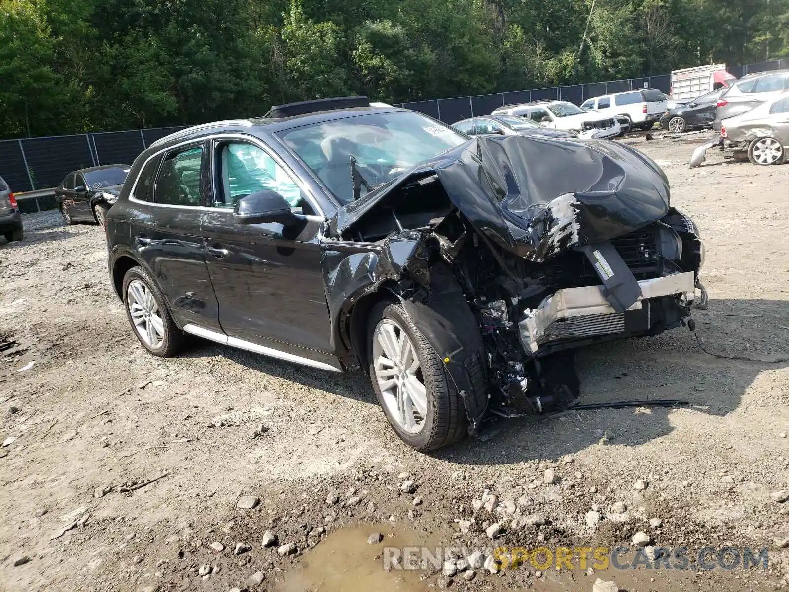 1 Photograph of a damaged car WA1BNAFY6K2110226 AUDI Q5 2019