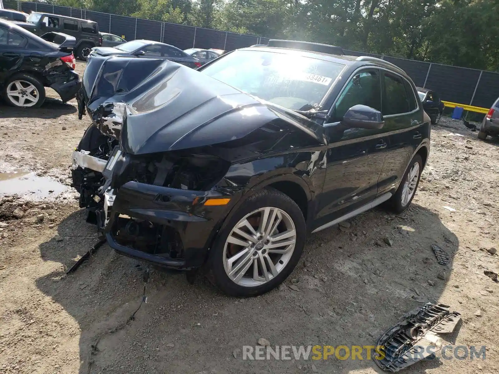 2 Фотография поврежденного автомобиля WA1BNAFY6K2110226 AUDI Q5 2019