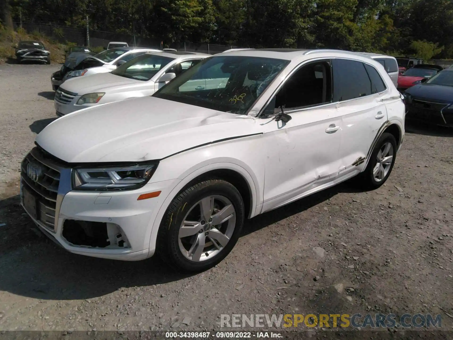 2 Фотография поврежденного автомобиля WA1BNAFY6K2123087 AUDI Q5 2019