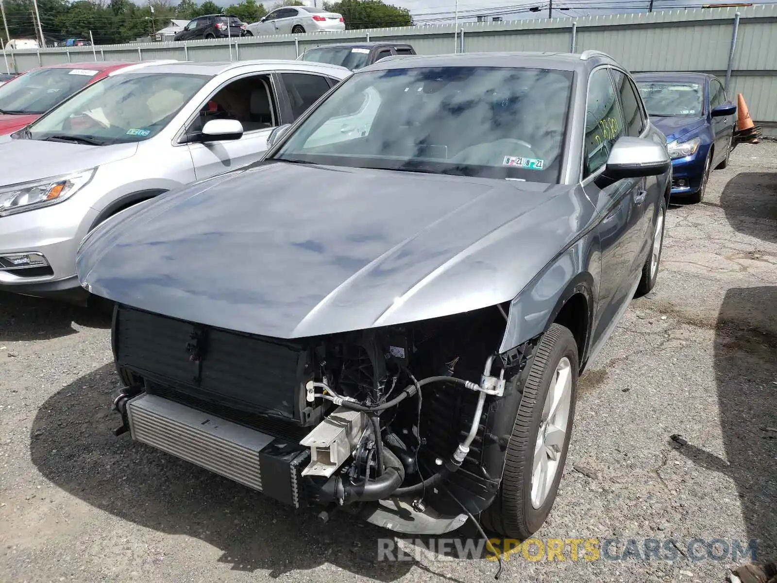 2 Photograph of a damaged car WA1BNAFY6K2130590 AUDI Q5 2019