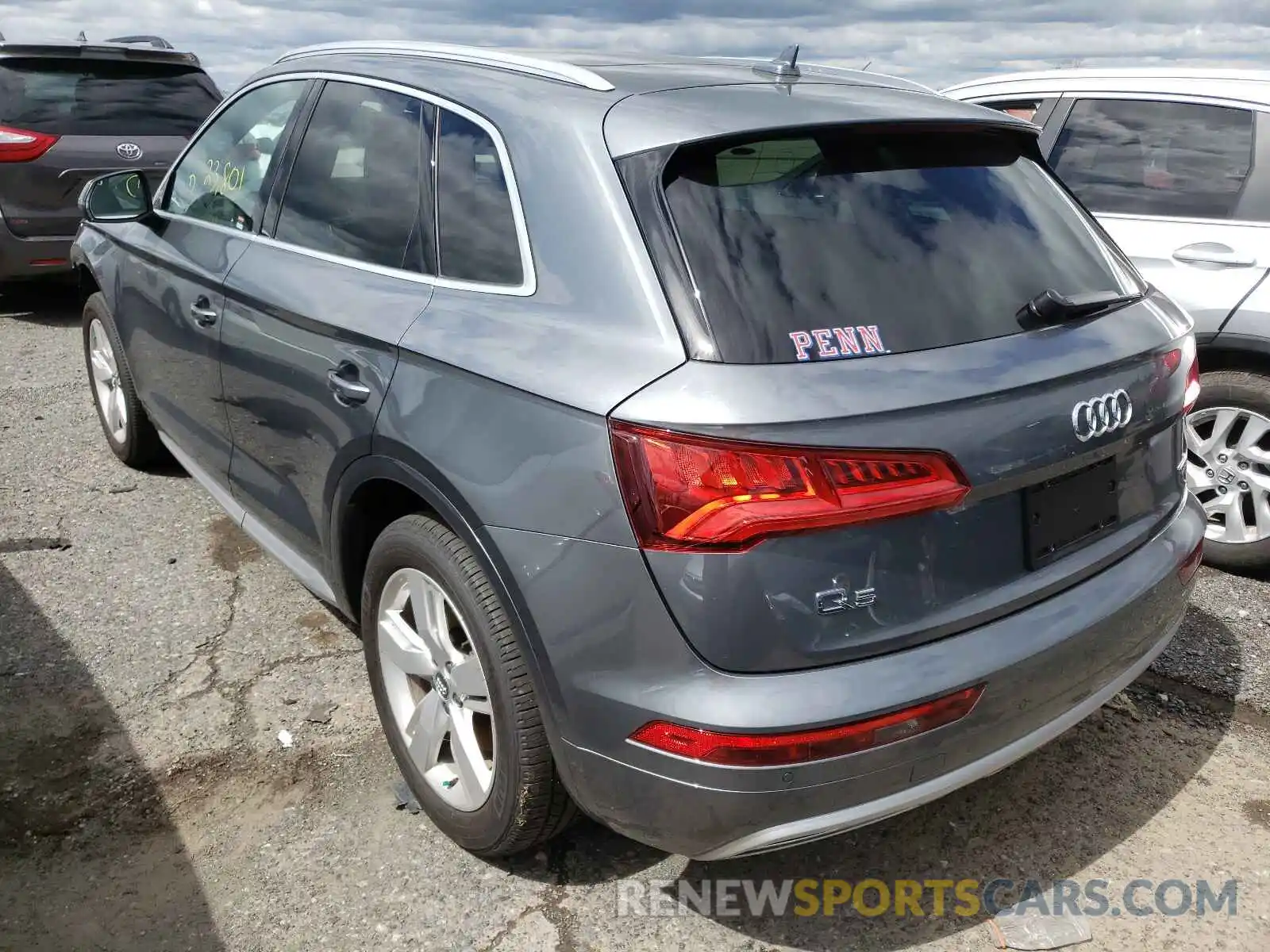 3 Фотография поврежденного автомобиля WA1BNAFY6K2130590 AUDI Q5 2019